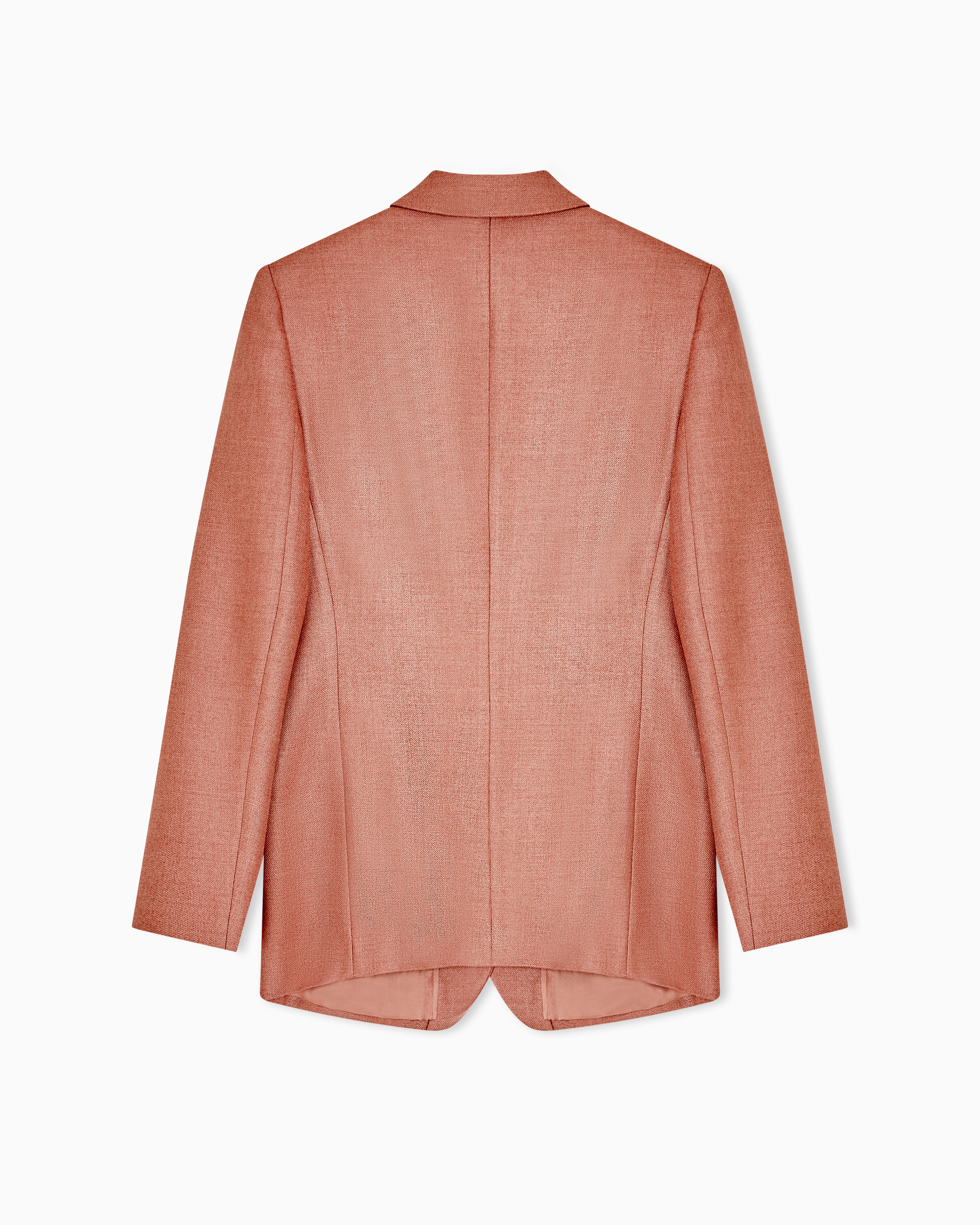 GIORGIO ARMANI ノーカラージャケット イタリア製 ウール シルク シングルブレストジャケット シルク／ウール | Giorgio Armani