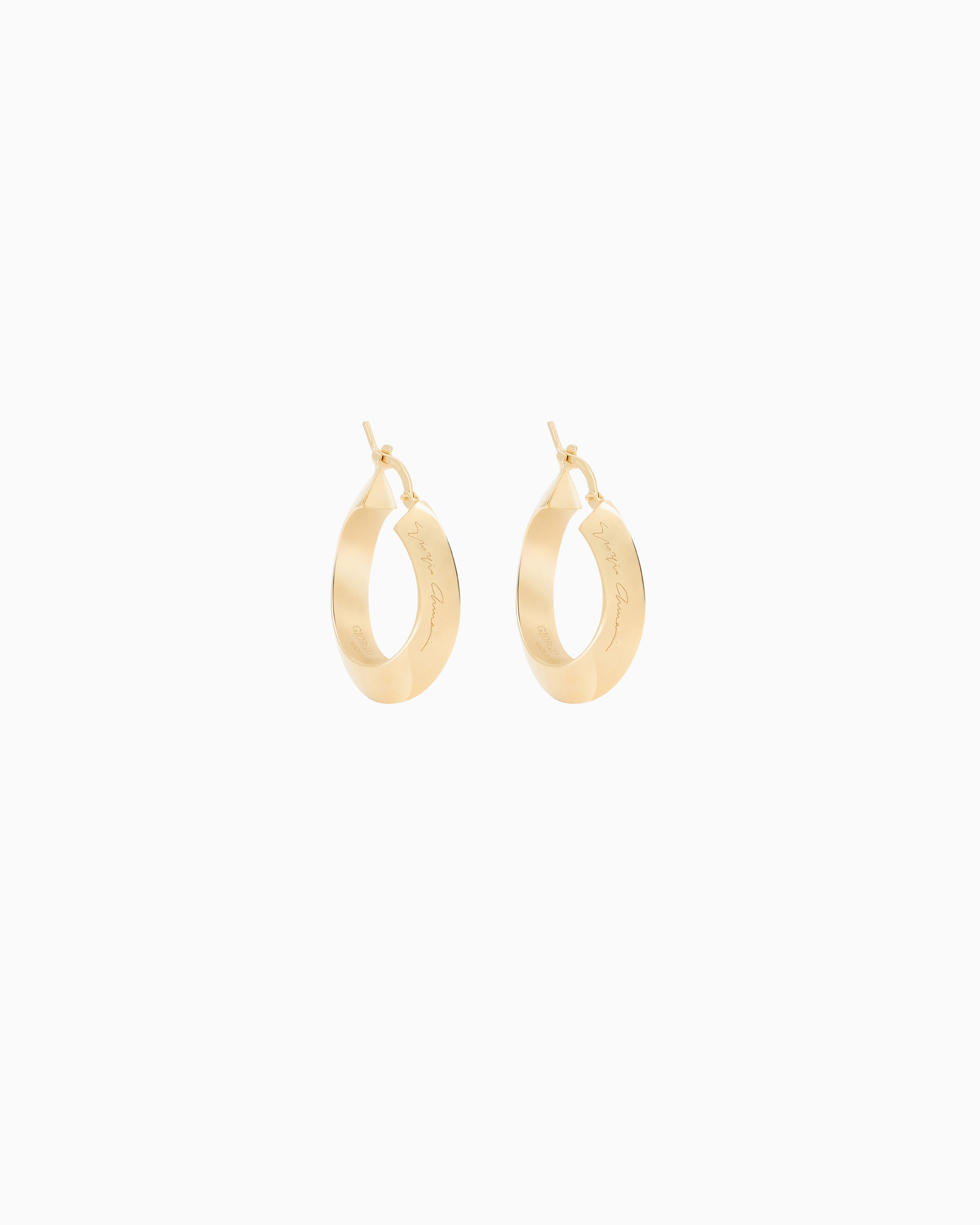 Giorgio Armani Gold Sterling Silver Earrings