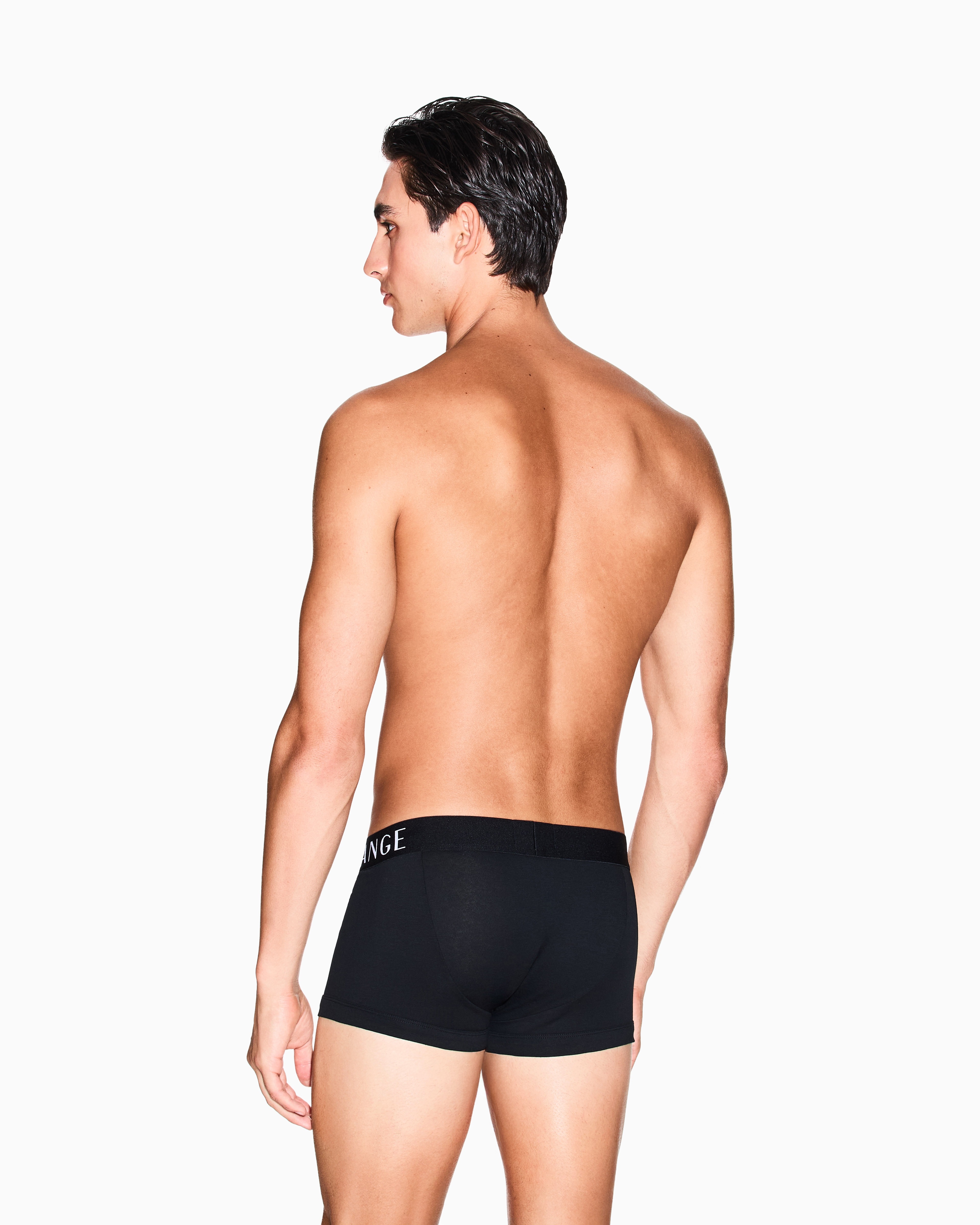Boxer briefs Essential in stretch cotton with elastic waist