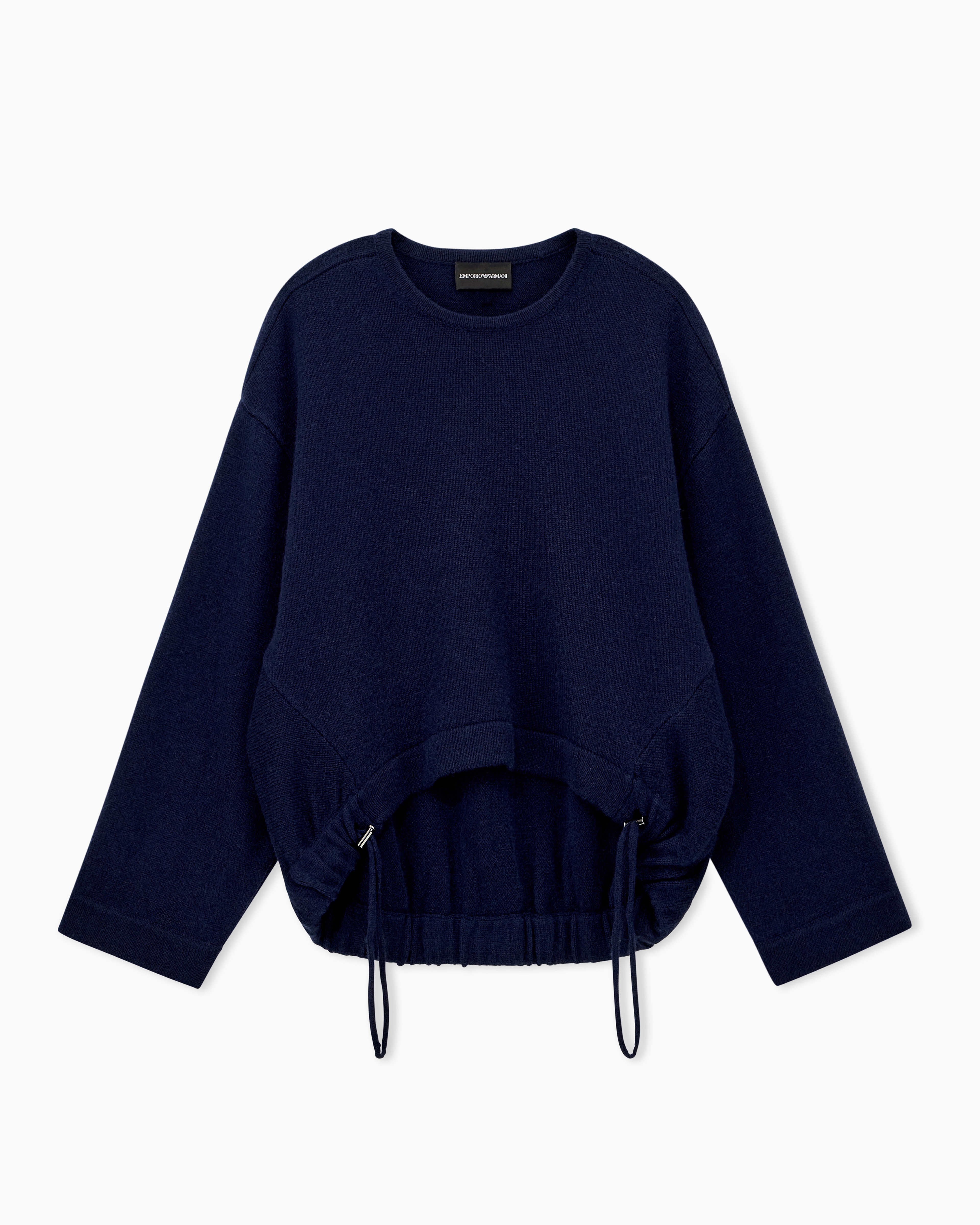 Emporio Armani Maglione In Lana Vergine Rasata Travel Essential
