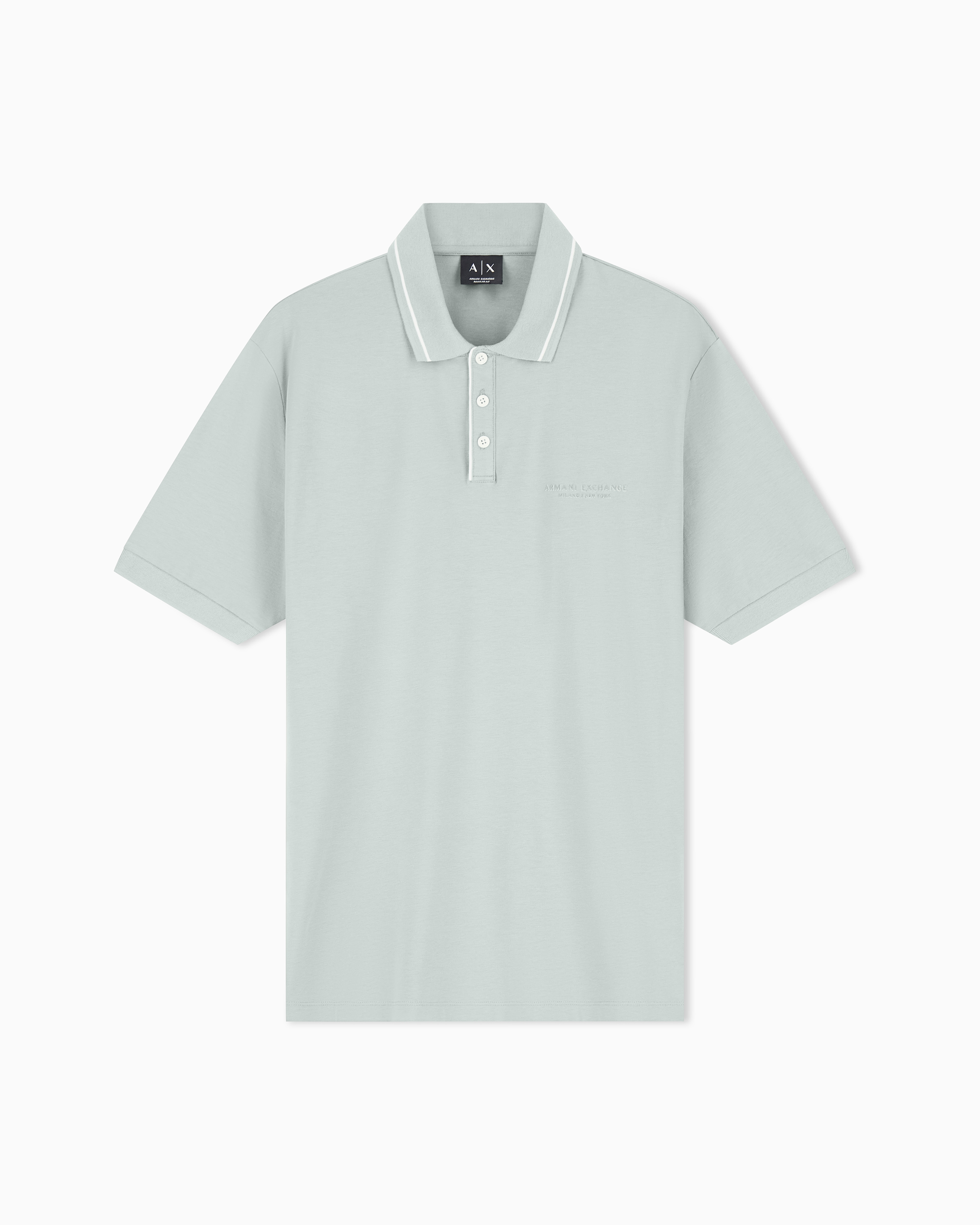 Armani Exchange Polo Regular Fit In Jersey Stretch
