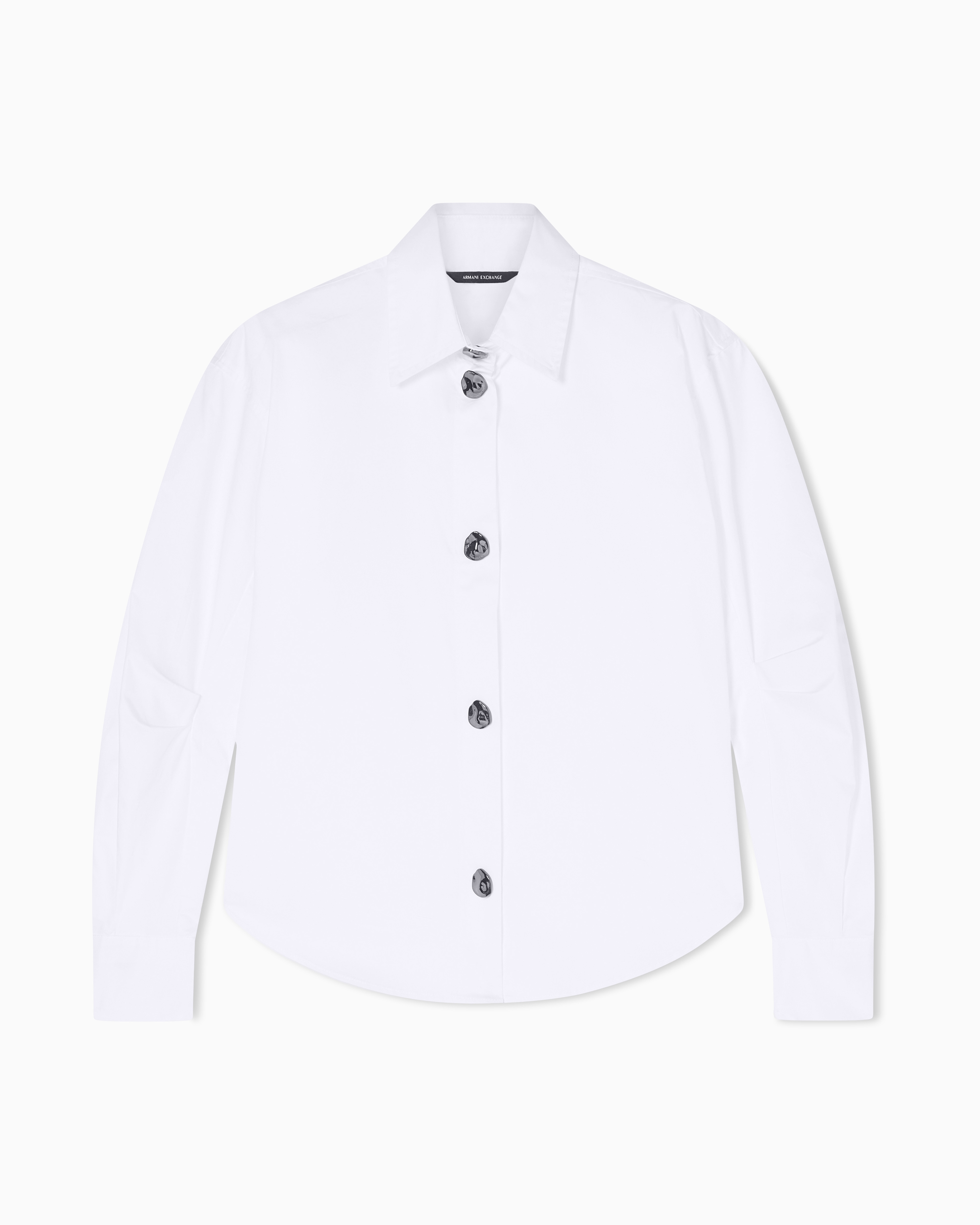 Armani Exchange Camicia Twill Di Cotone