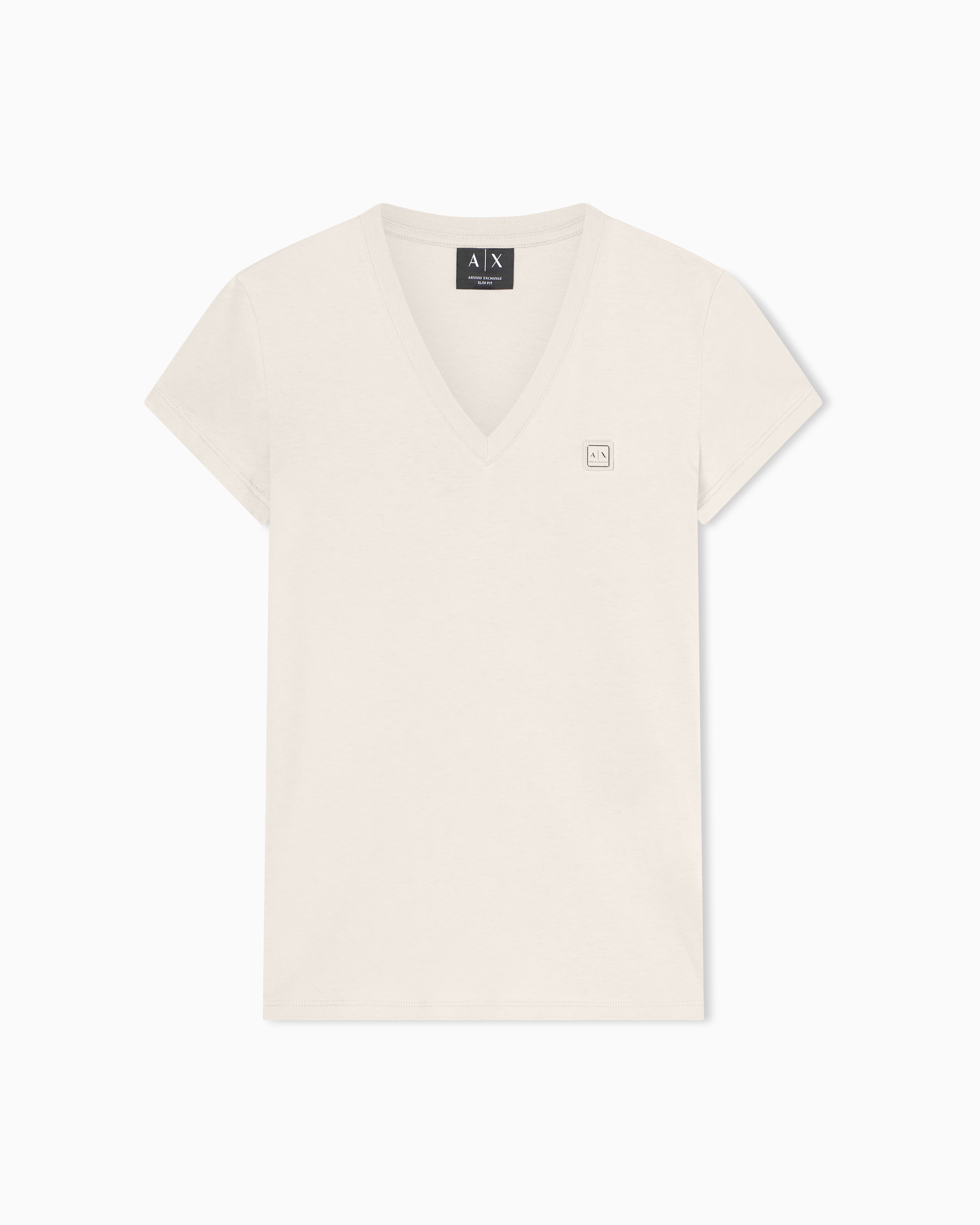 Armani Exchange T-Shirt Slim Fit In Jersey Di Cotone