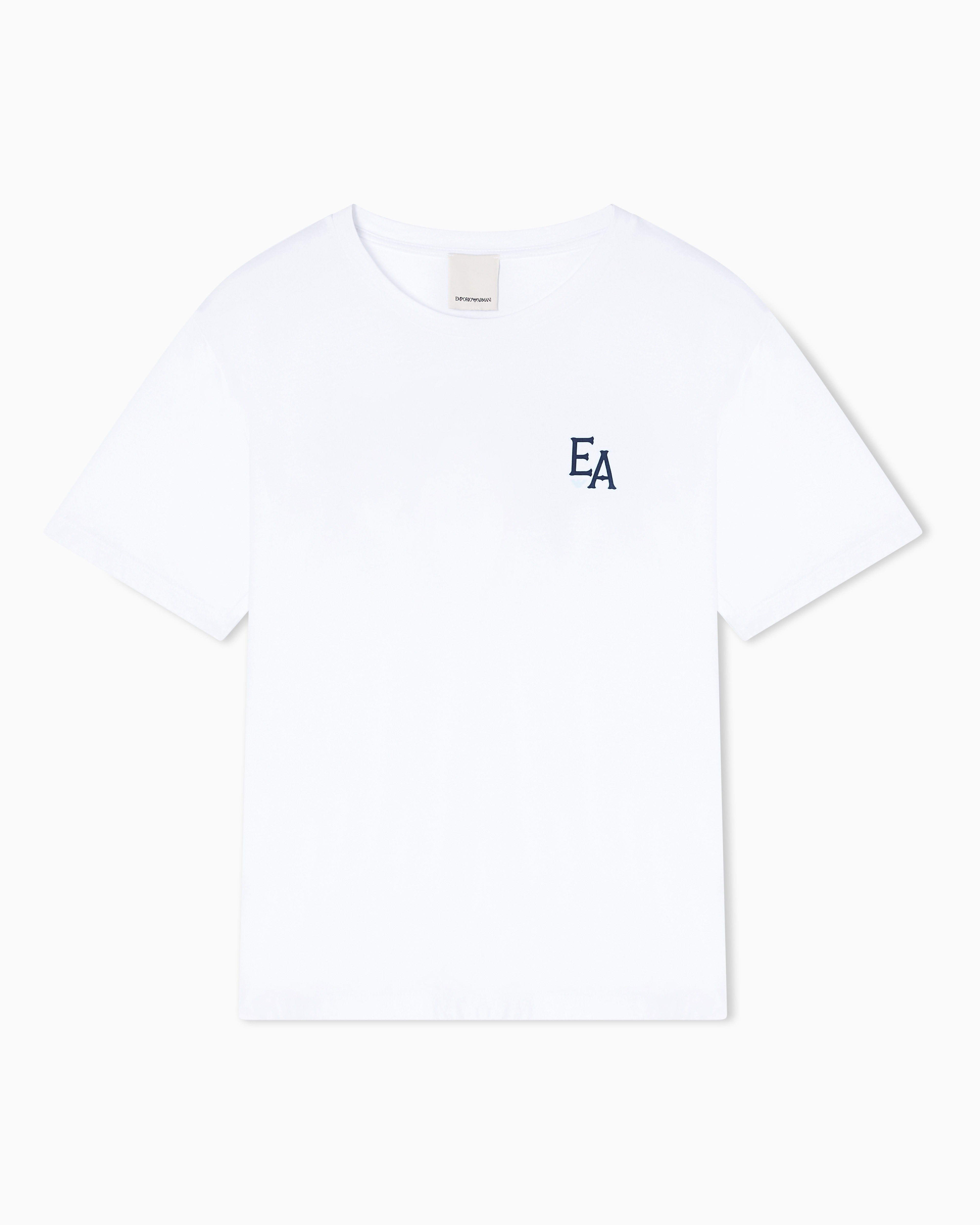 Emporio Armani T-Shirt In Jersey Con Stampa Eagle Club