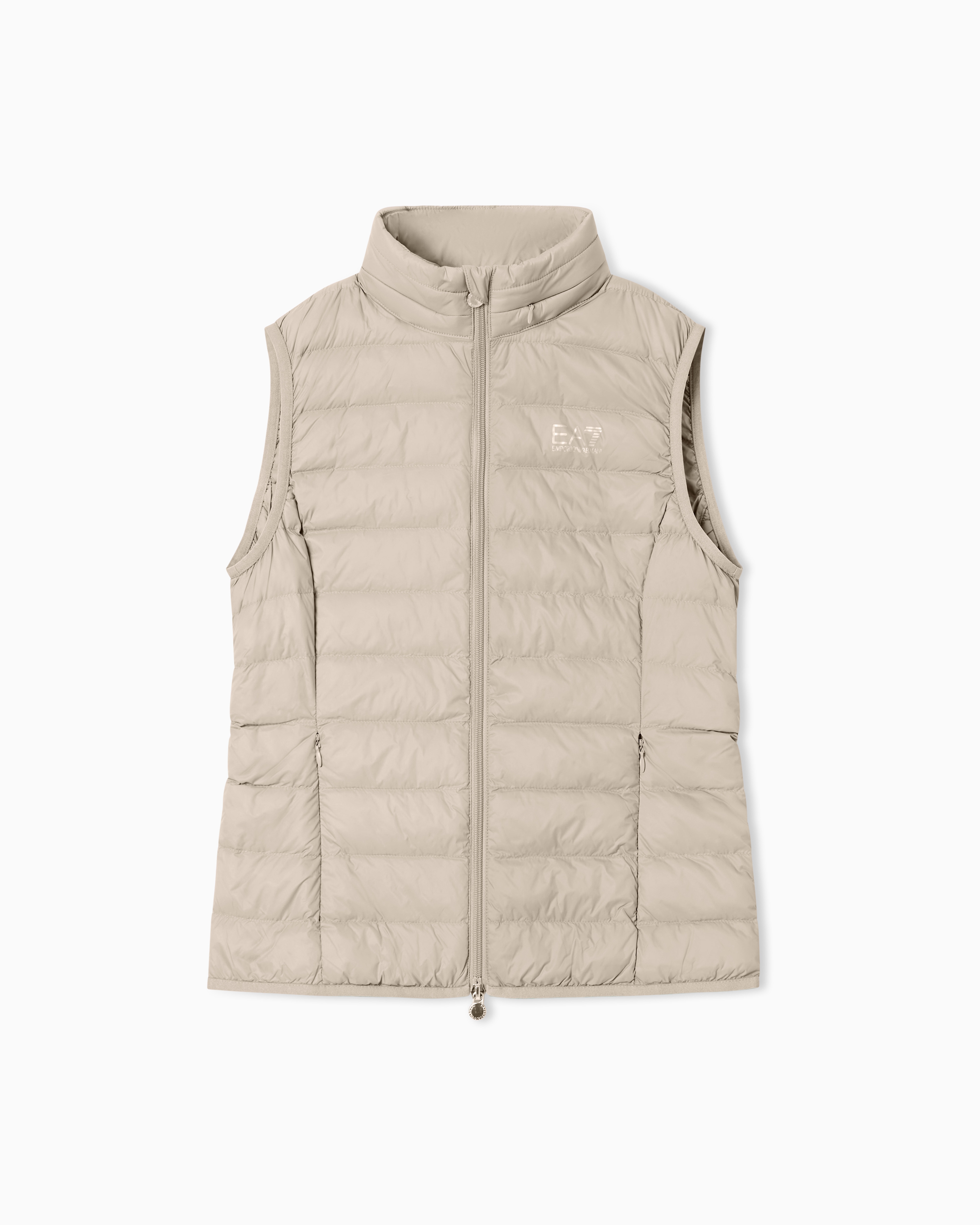 Ea7 Gilet Imbottito In Nylon Leggero Core Lady Asv