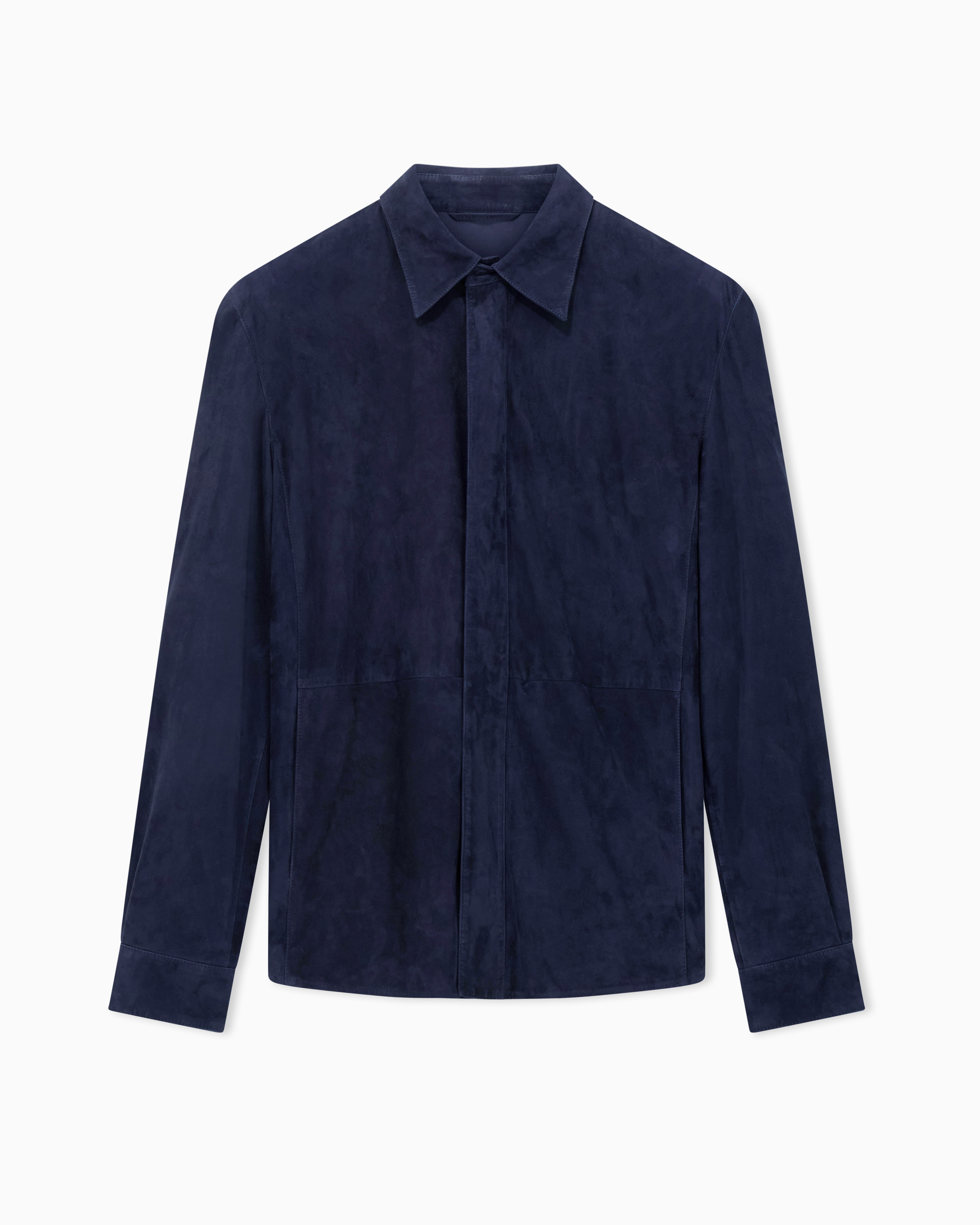 ​【極美品】GIORGIO ARMANI 最高級ラムレザー シャツジャケット M undefined