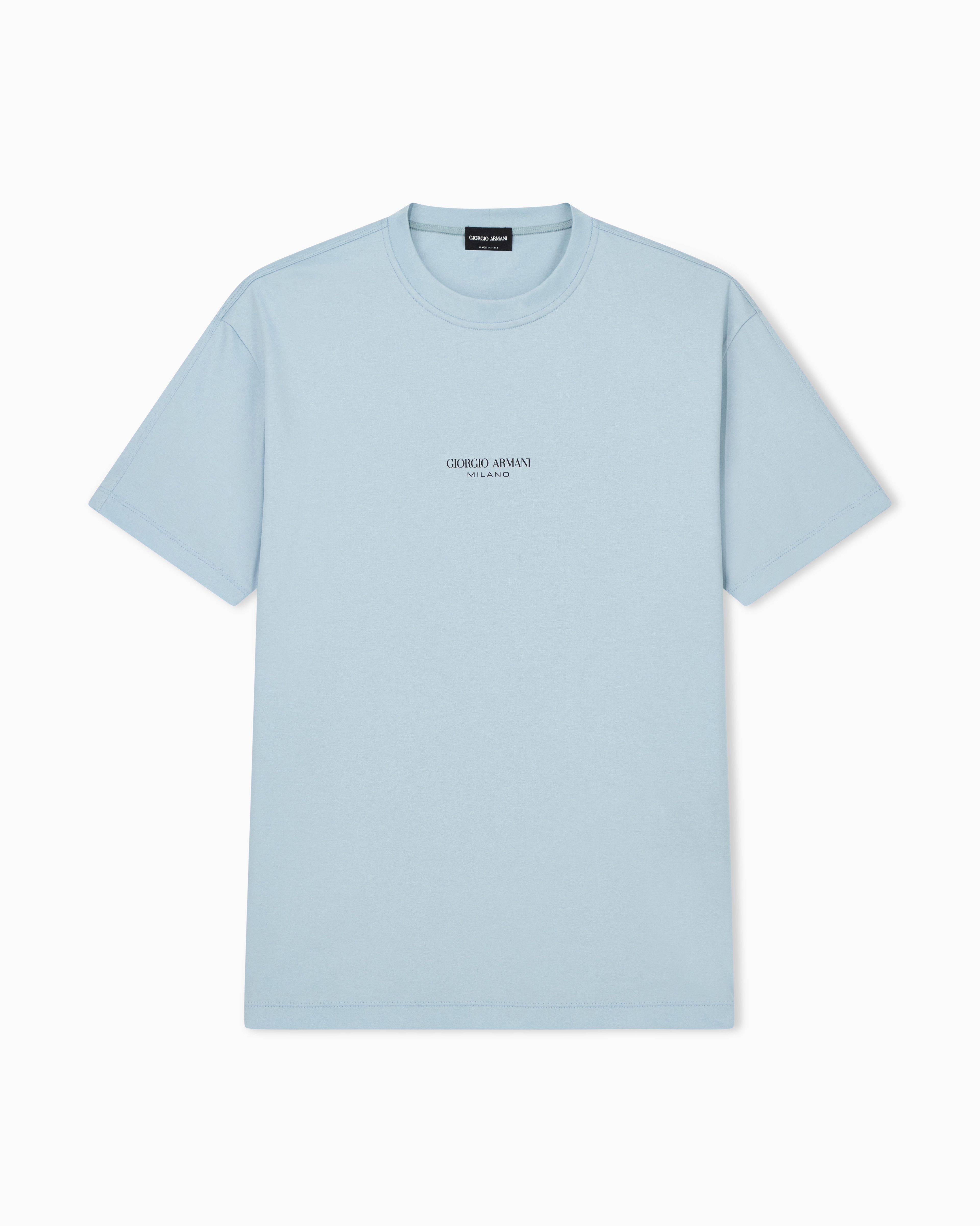 GIORGIO ARMANIトップス オーバーサイズ クルーネックTシャツ コットンジャージー | Giorgio Armani