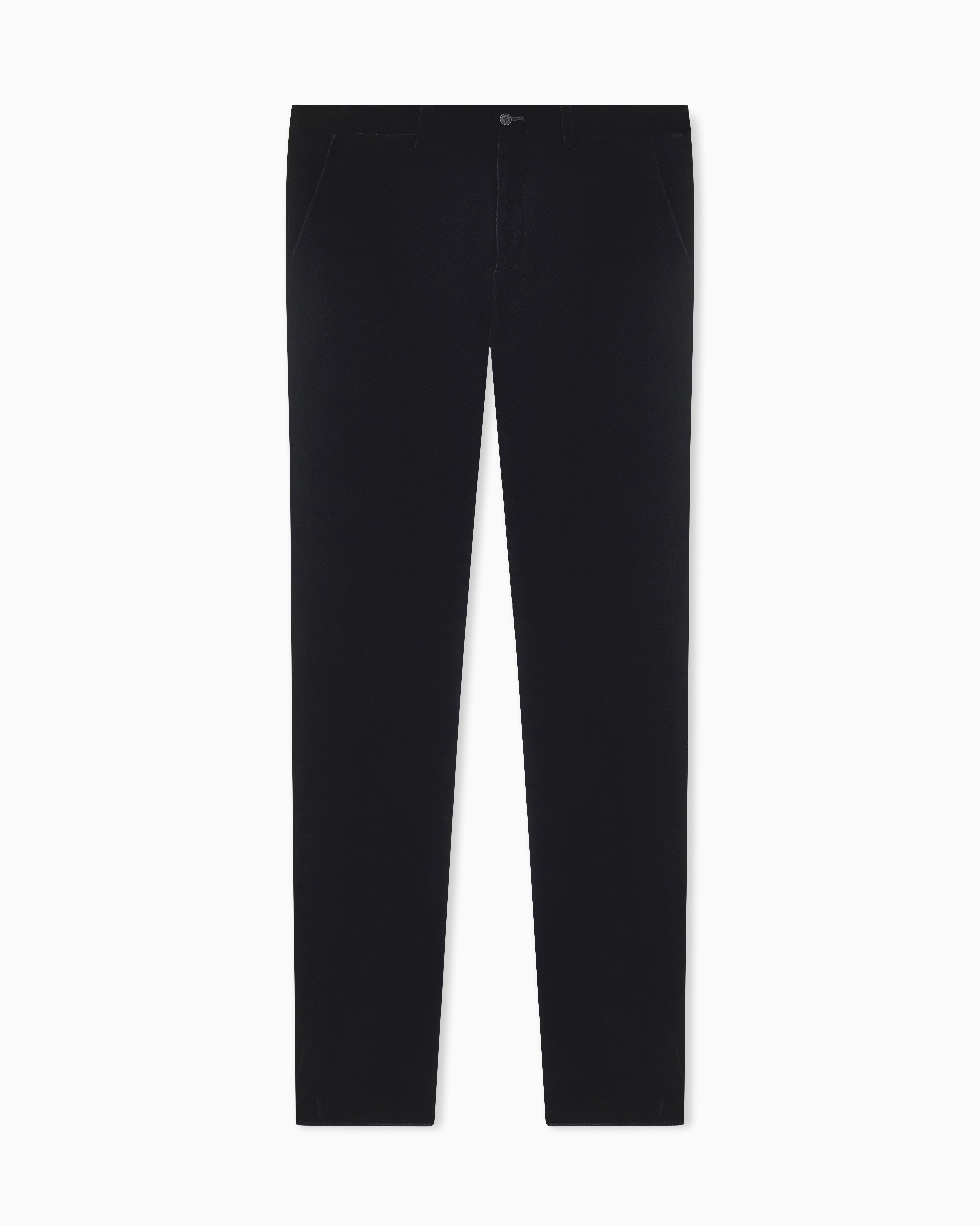 Giorgio Armani Black Velvet Trousers