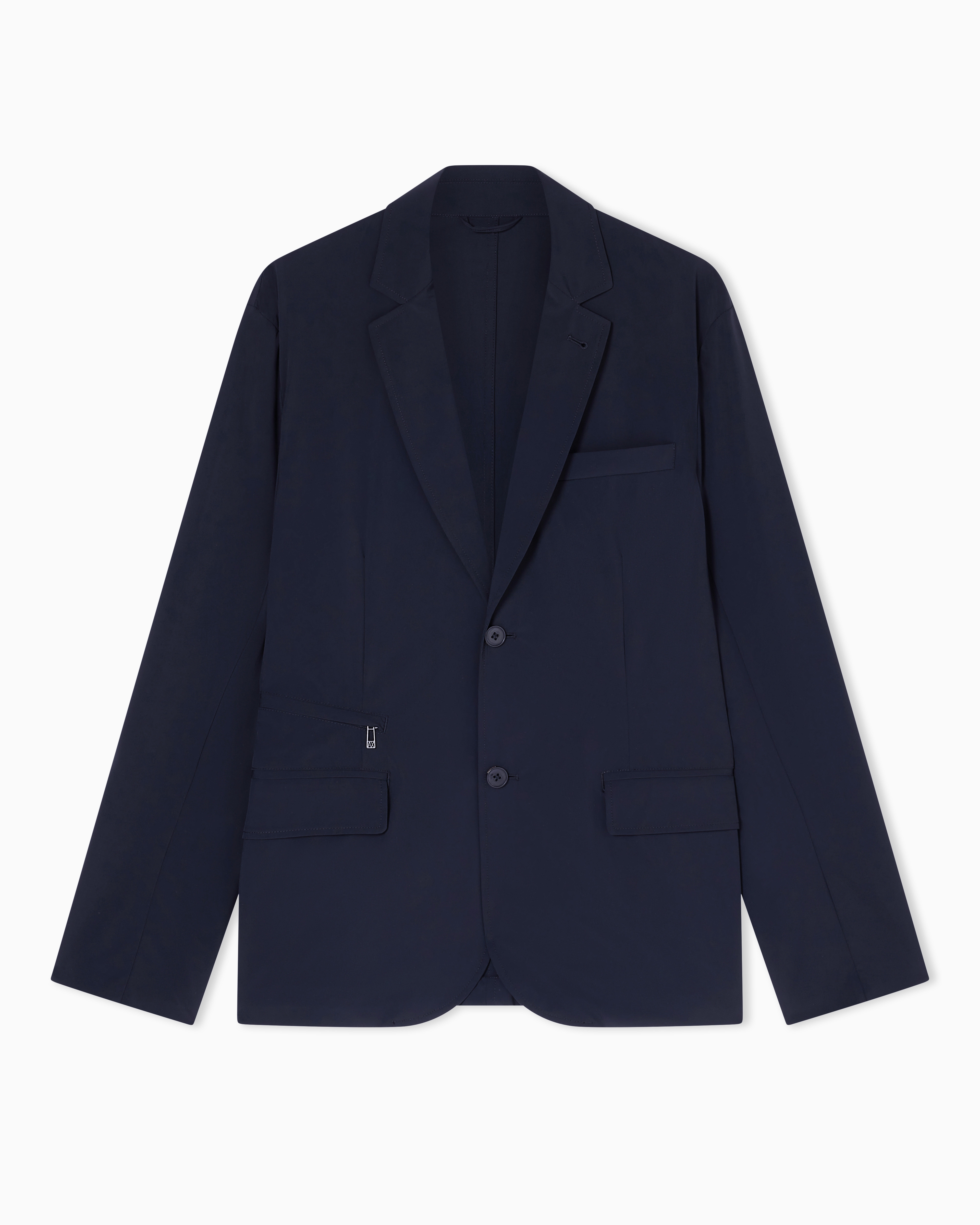 ARMANIメンズジャケット ジップポケットディテール シングルブレストジャケット | Armani Exchange