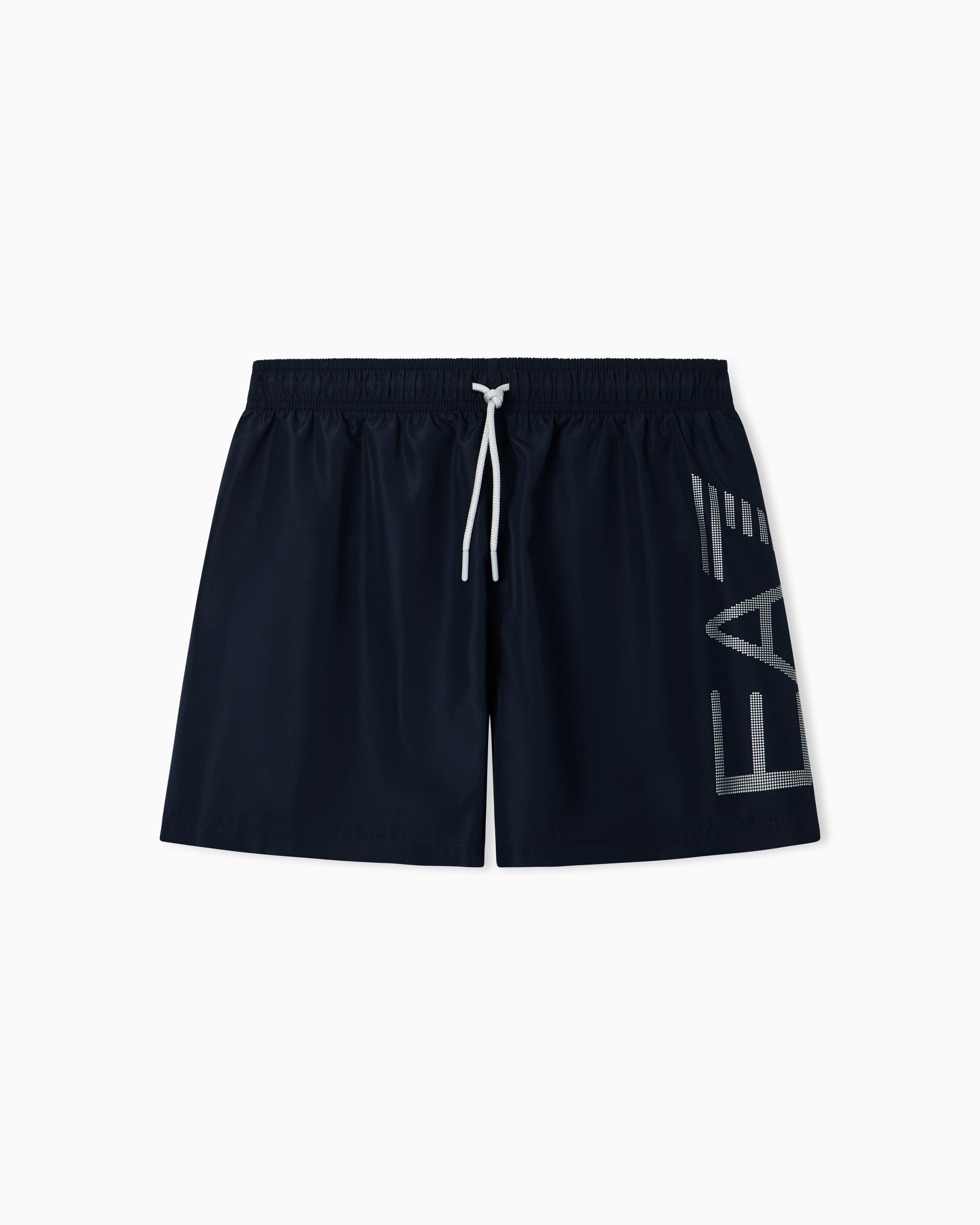 Ea7 Blue Logo Series Swim Trunks