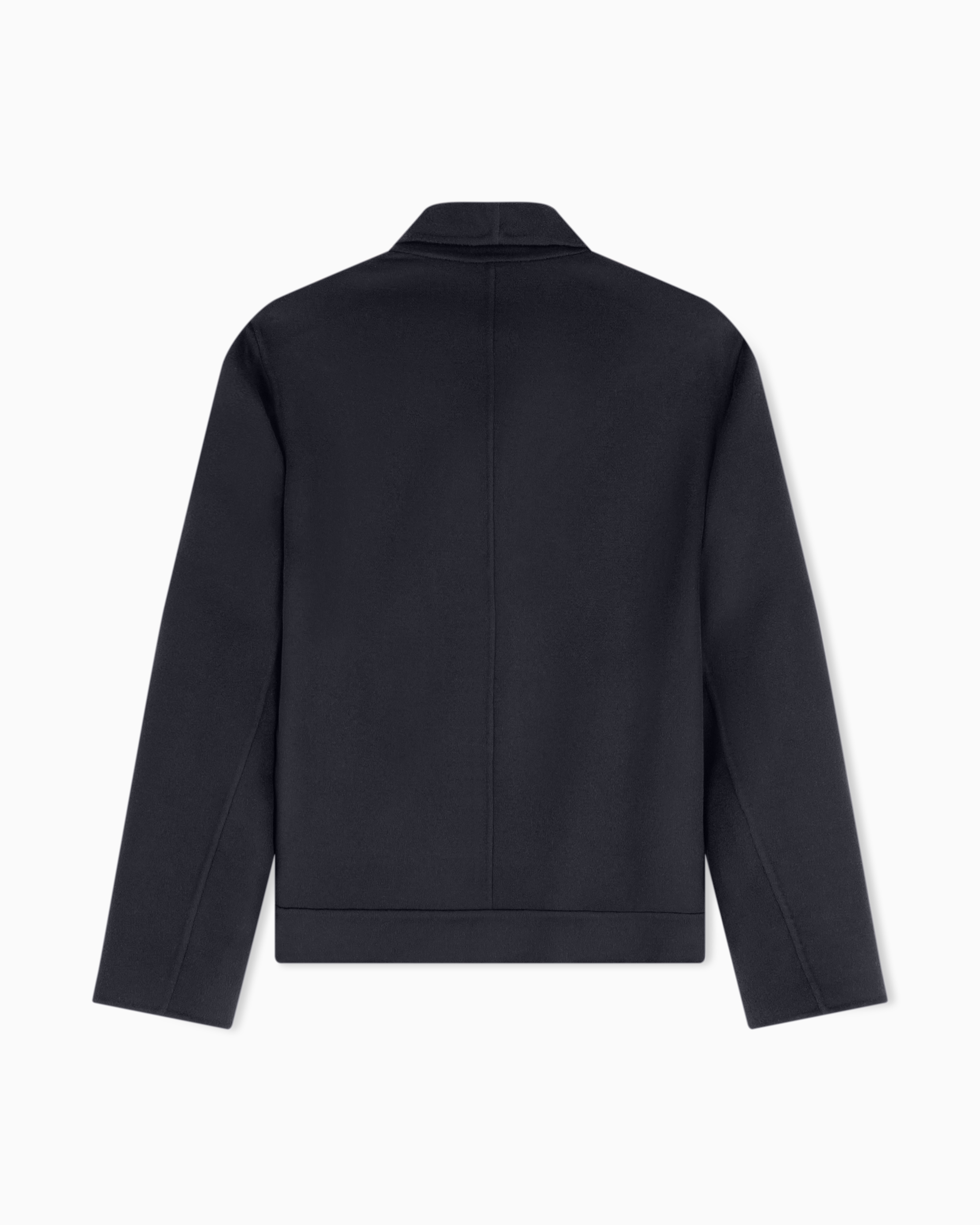 90s GIORGIO ARMANI 短丈カシミヤ混ニットポロ 90s Giorgio Armani ジップアップポロシャツ 【公式通販】