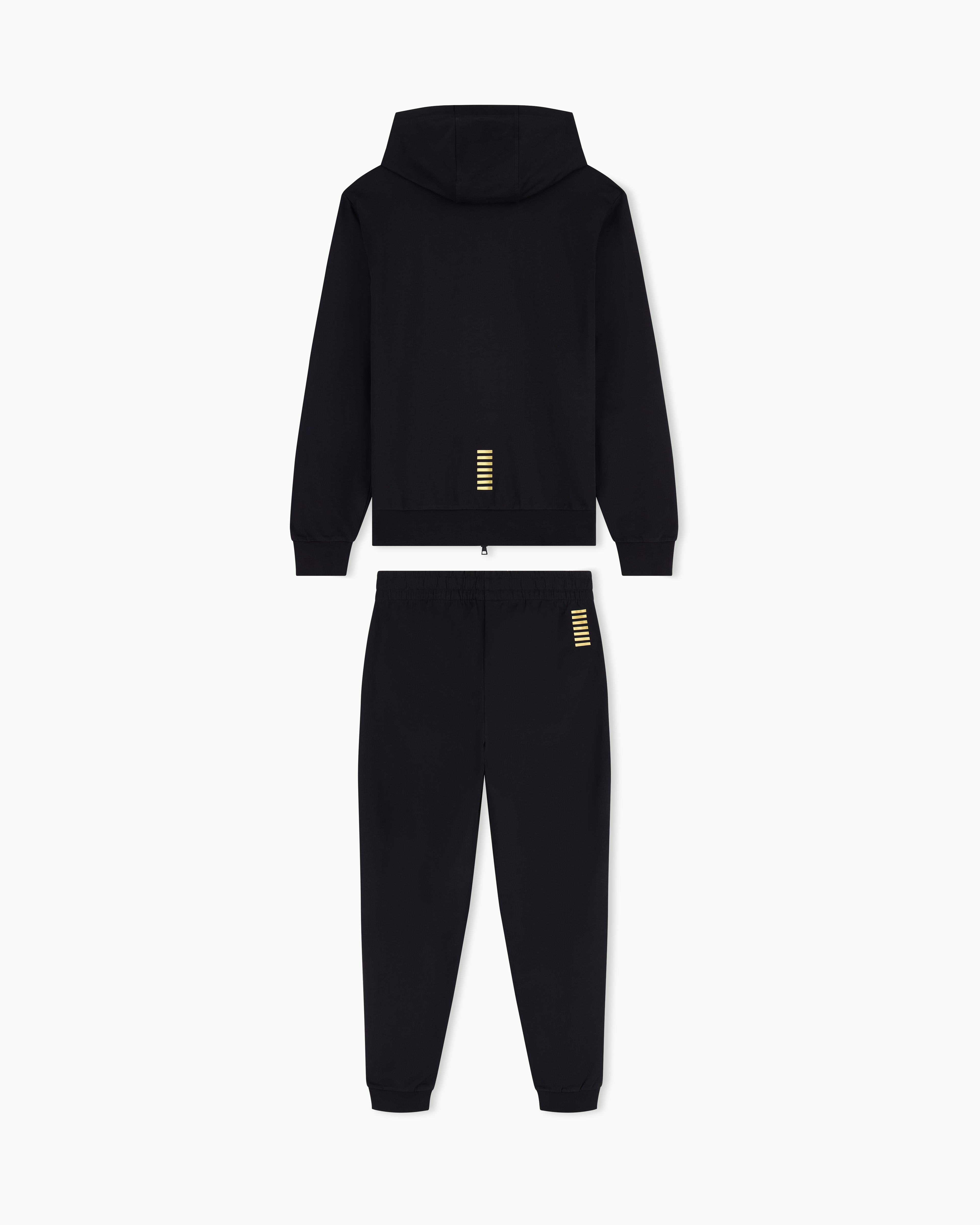 ＥＡ７ Full-zip hoodie Core Lady in cotton and elastane | EA7