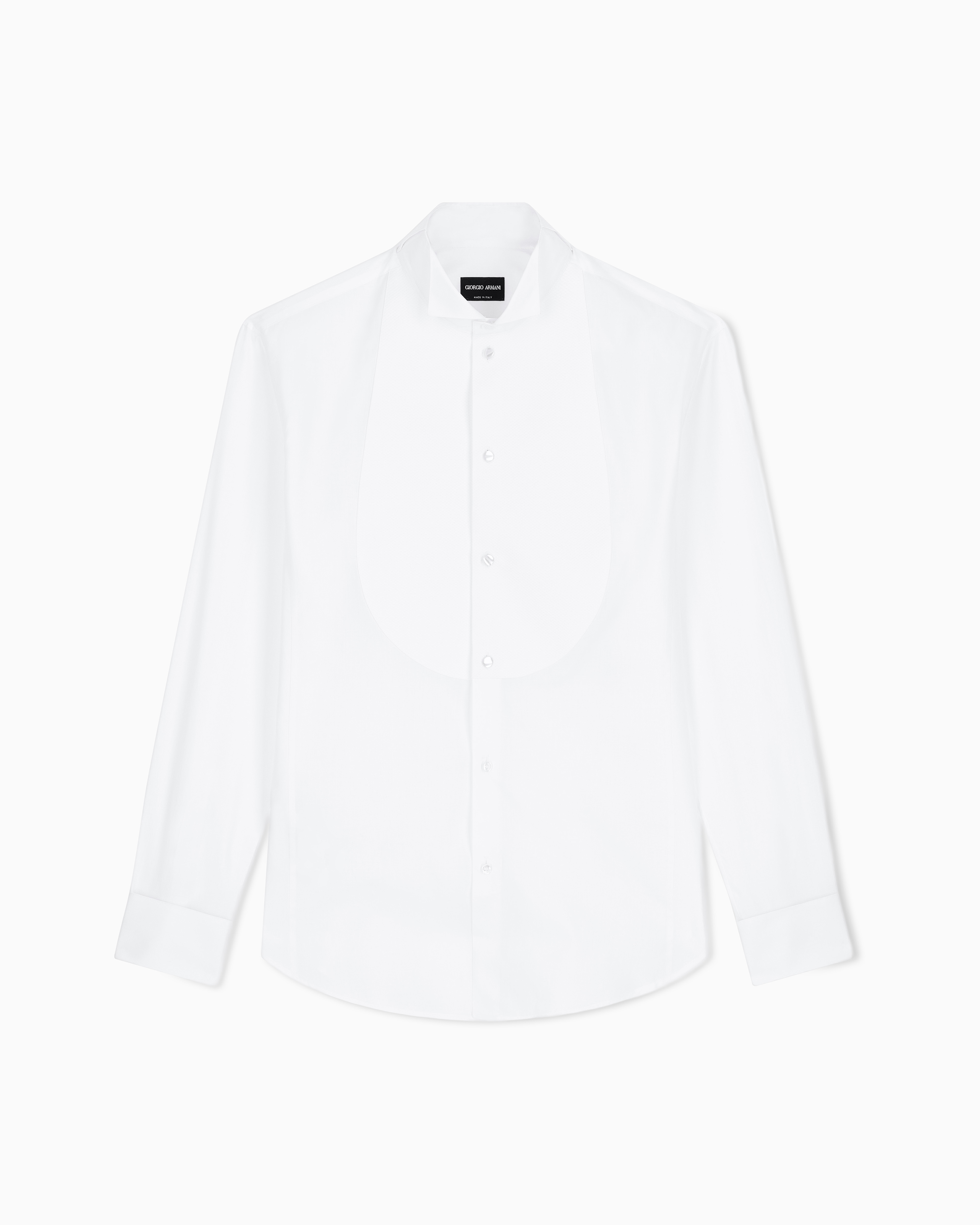 Giorgio Armani Camicia Smoking In Cotone