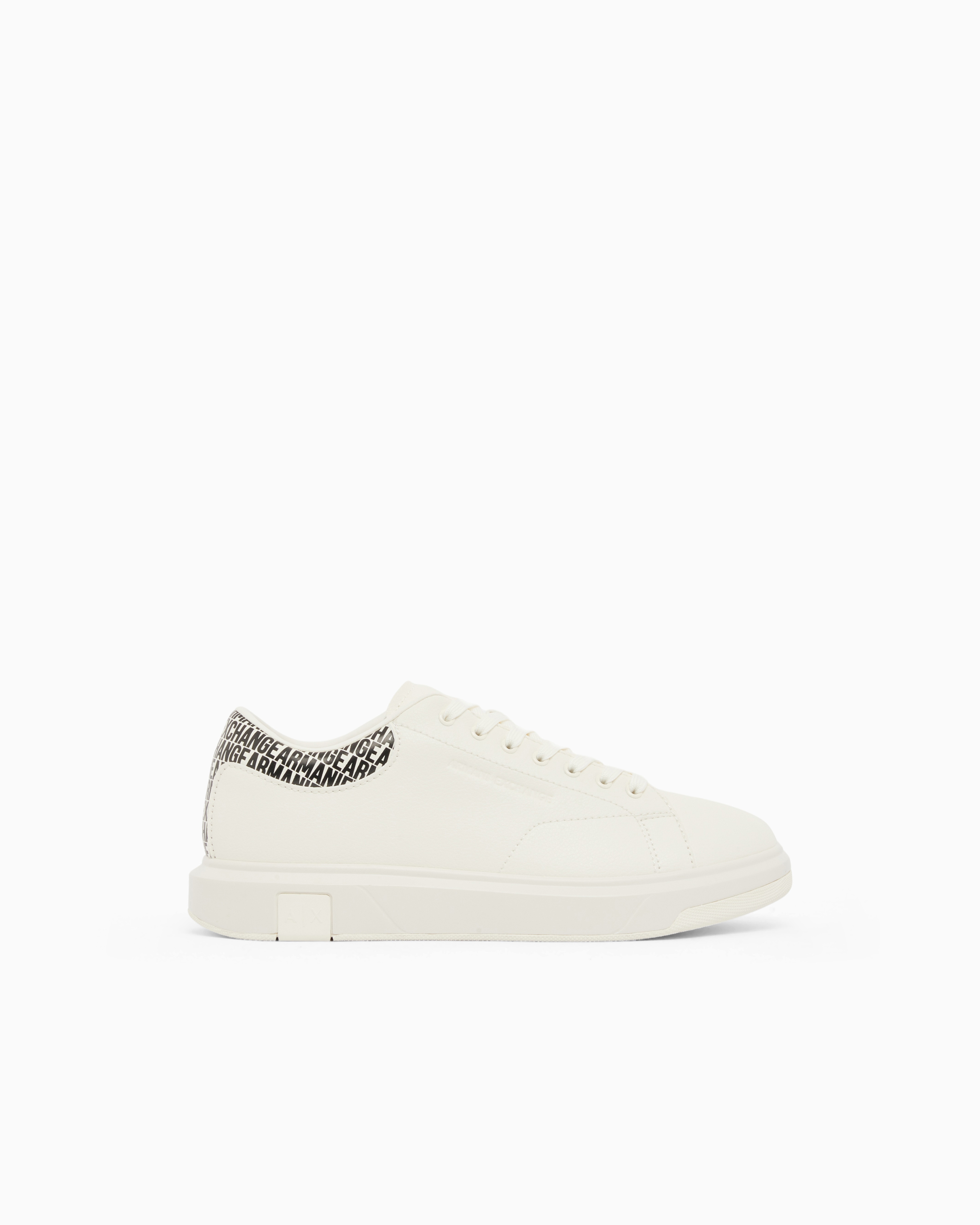 Armani Exchange White Sneakers With An All-Over Print