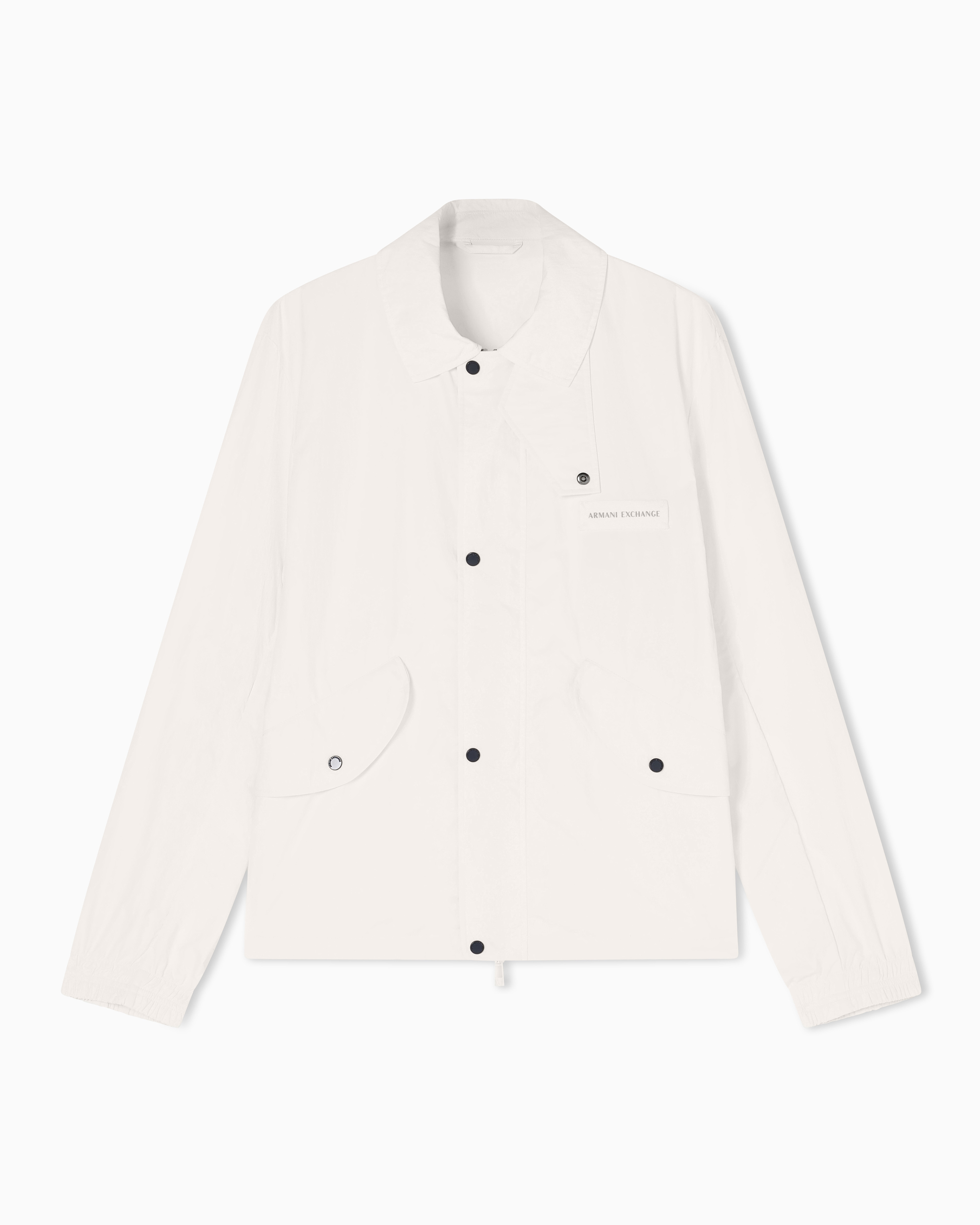 Armani Exchange White Ultralight Nylon Blouson