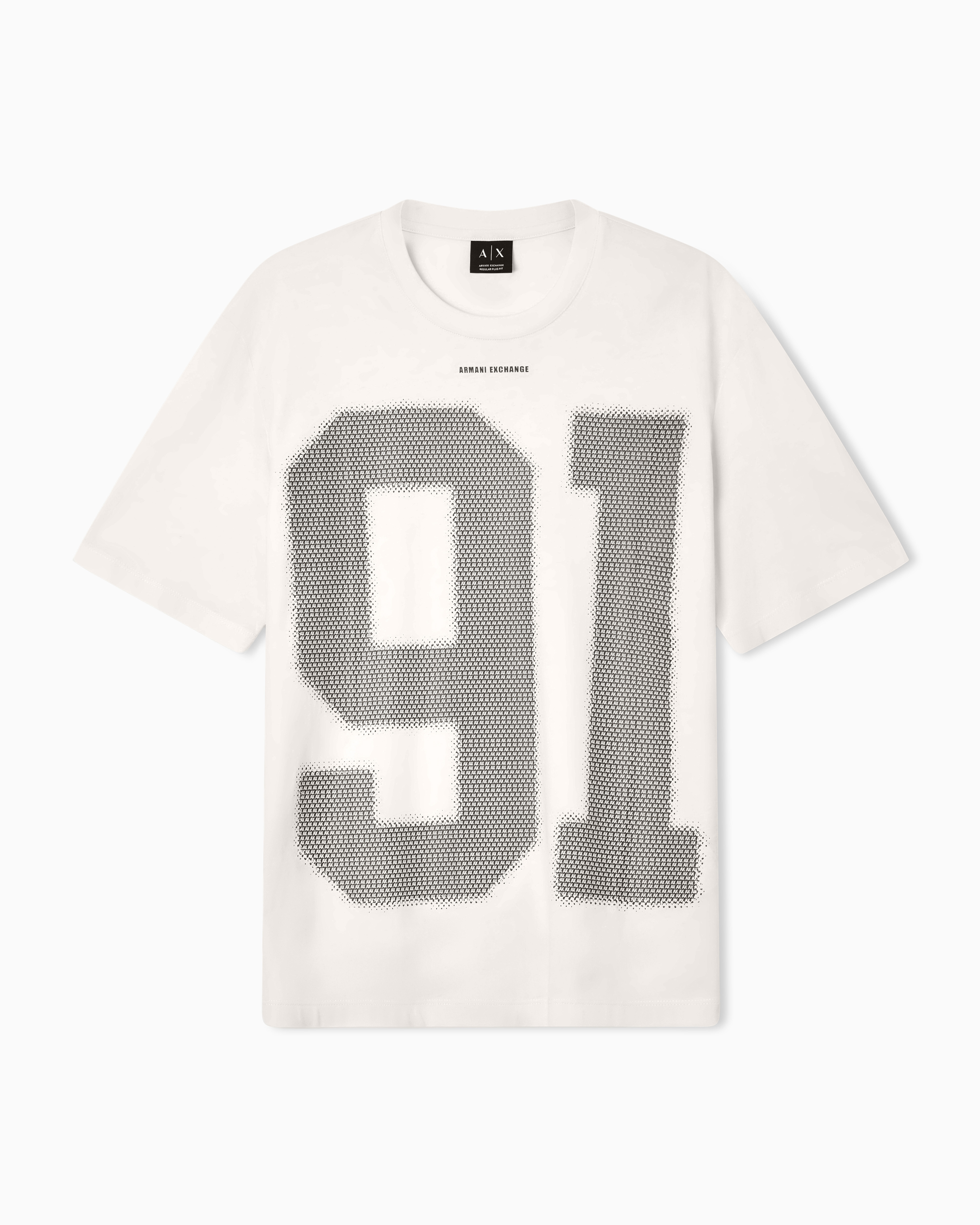 Armani Exchange Regular Fit T-Shirt In Cotone