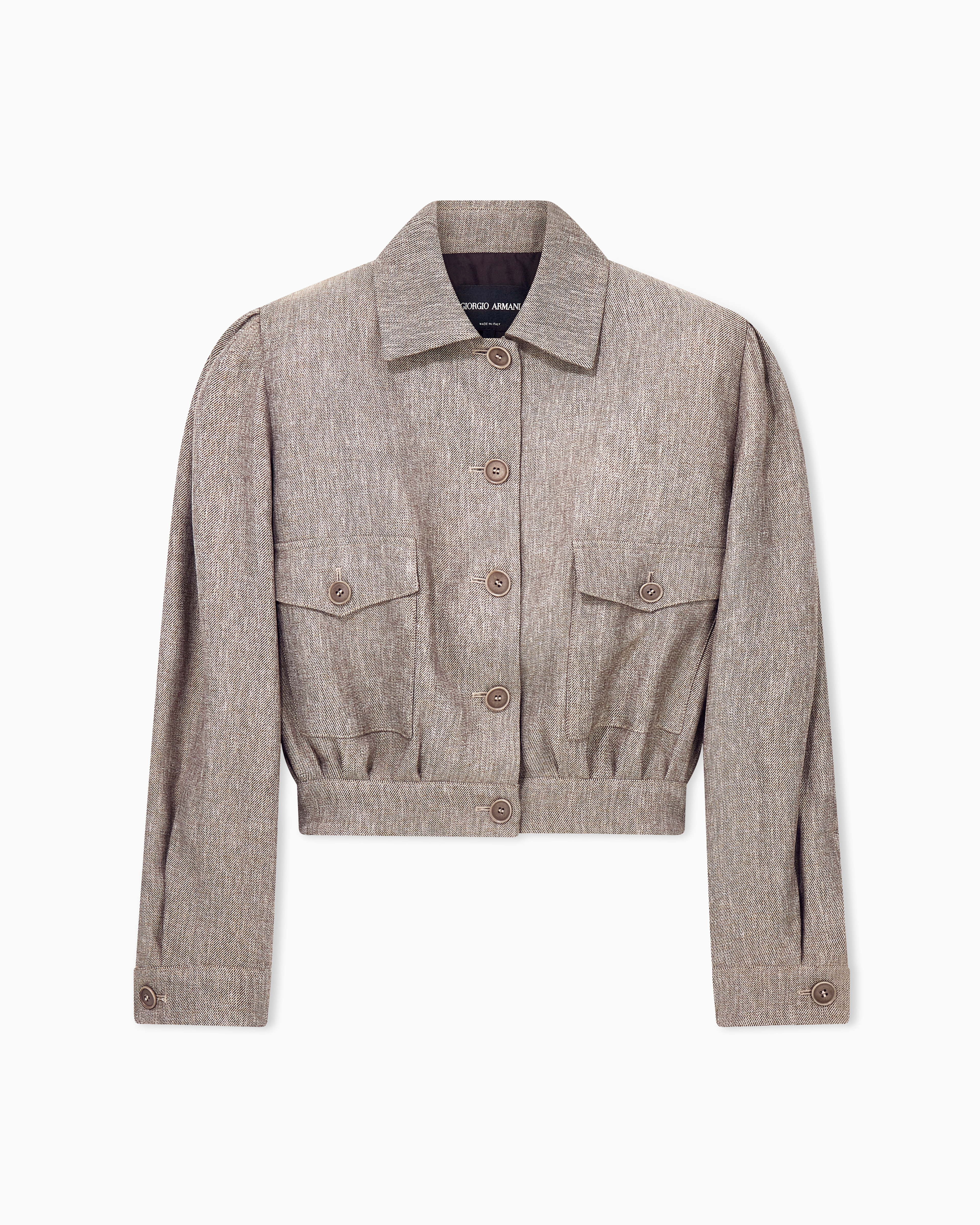 Giorgio Armani Brown Armani/Archivio Ss1983 Blouson