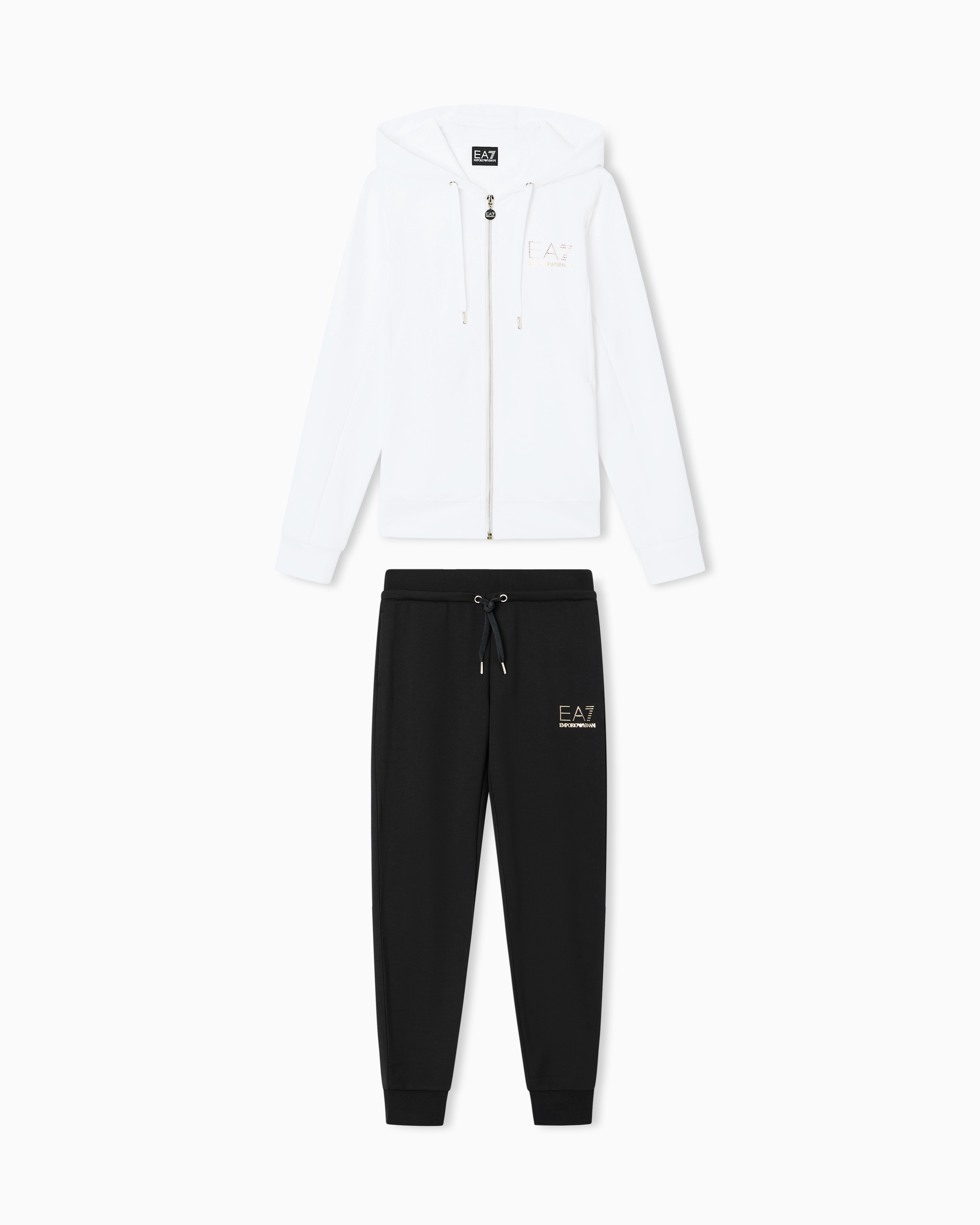 Ea7 Tuta In Misto Viscosa Stretch