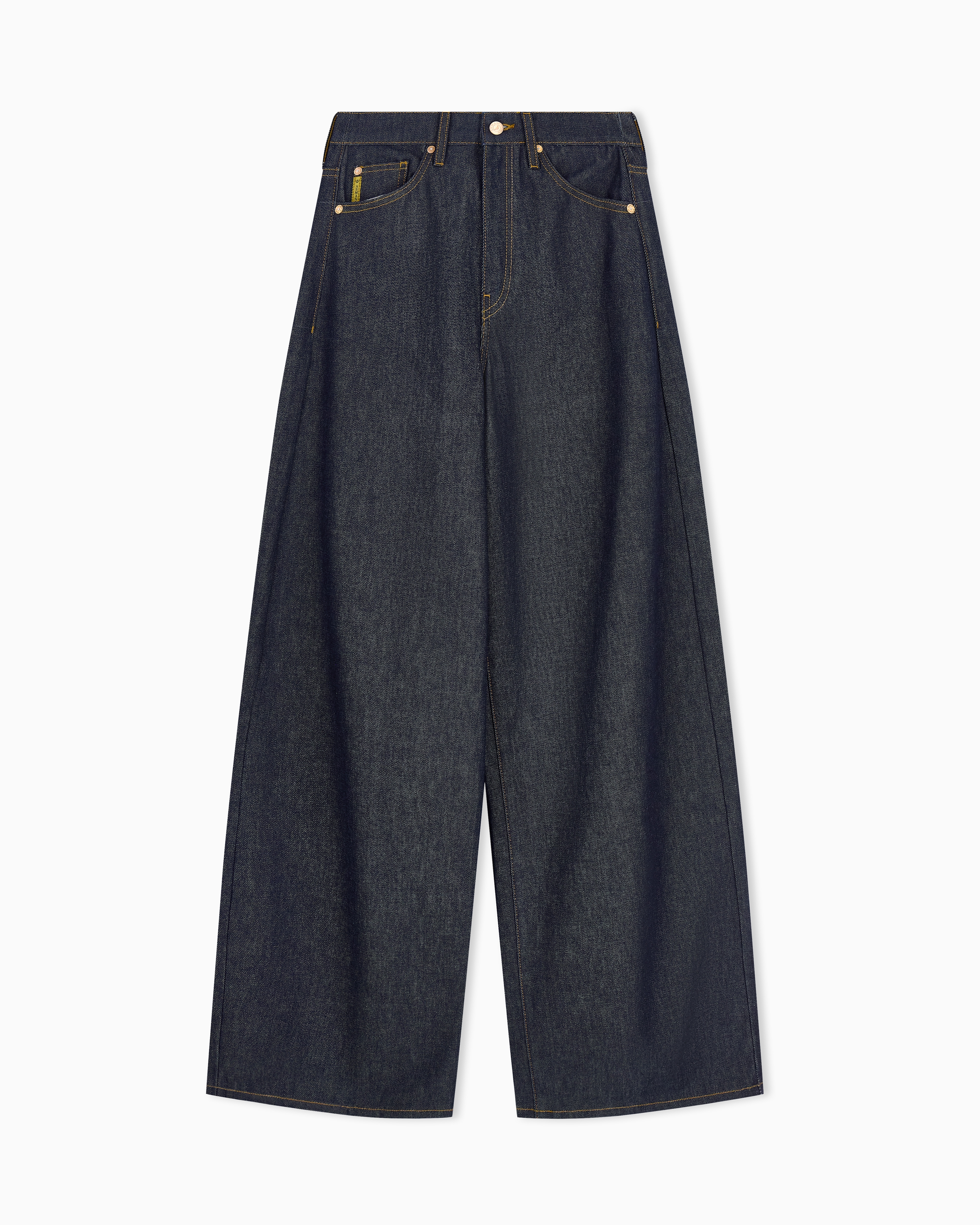 Emporio Armani Blue Five-Pocket Denim Trousers