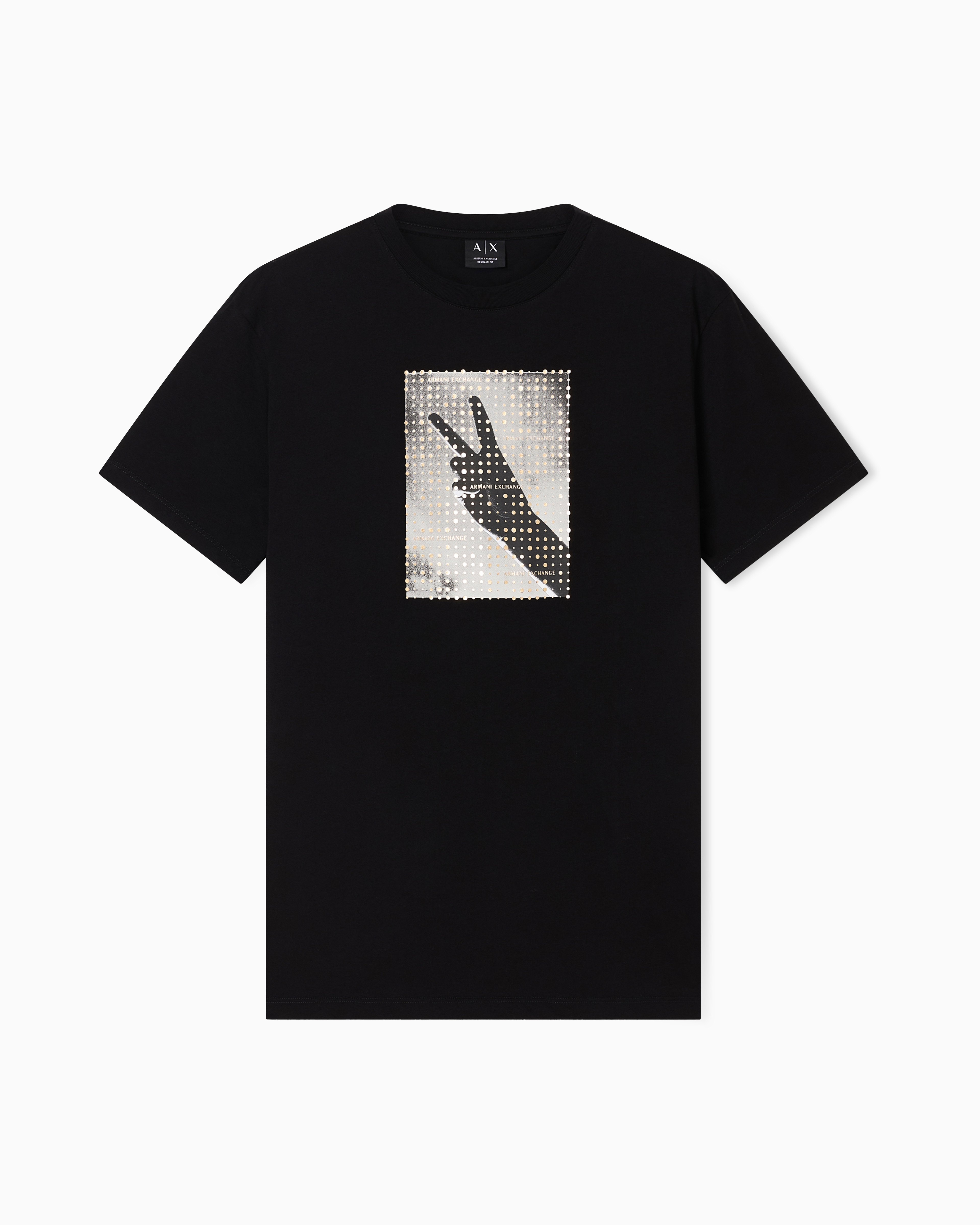 Armani Exchange Regular Fit T-Shirt In Cotone