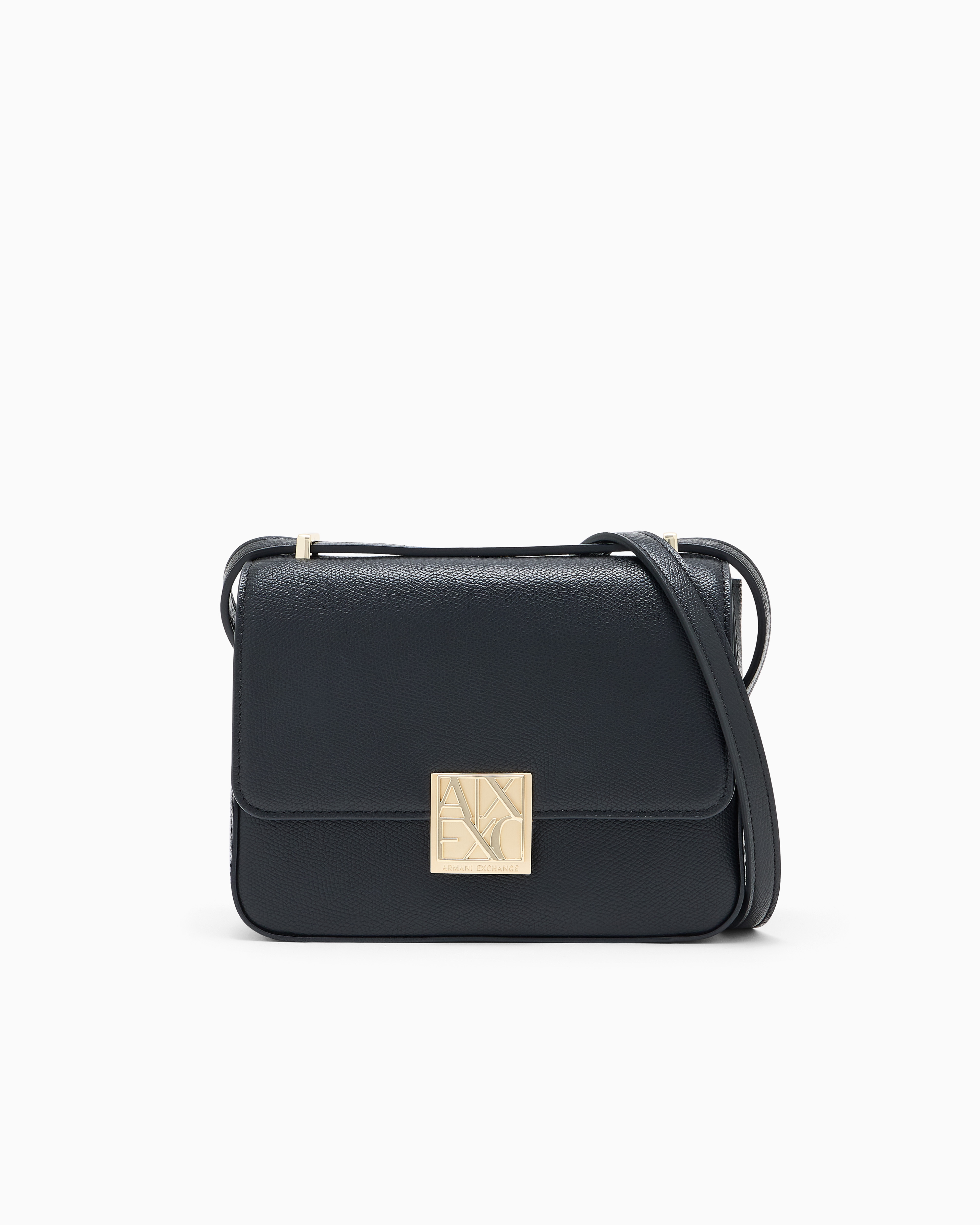 Armani Exchange Borsa A Tracolla Con Patta E Placca Logo