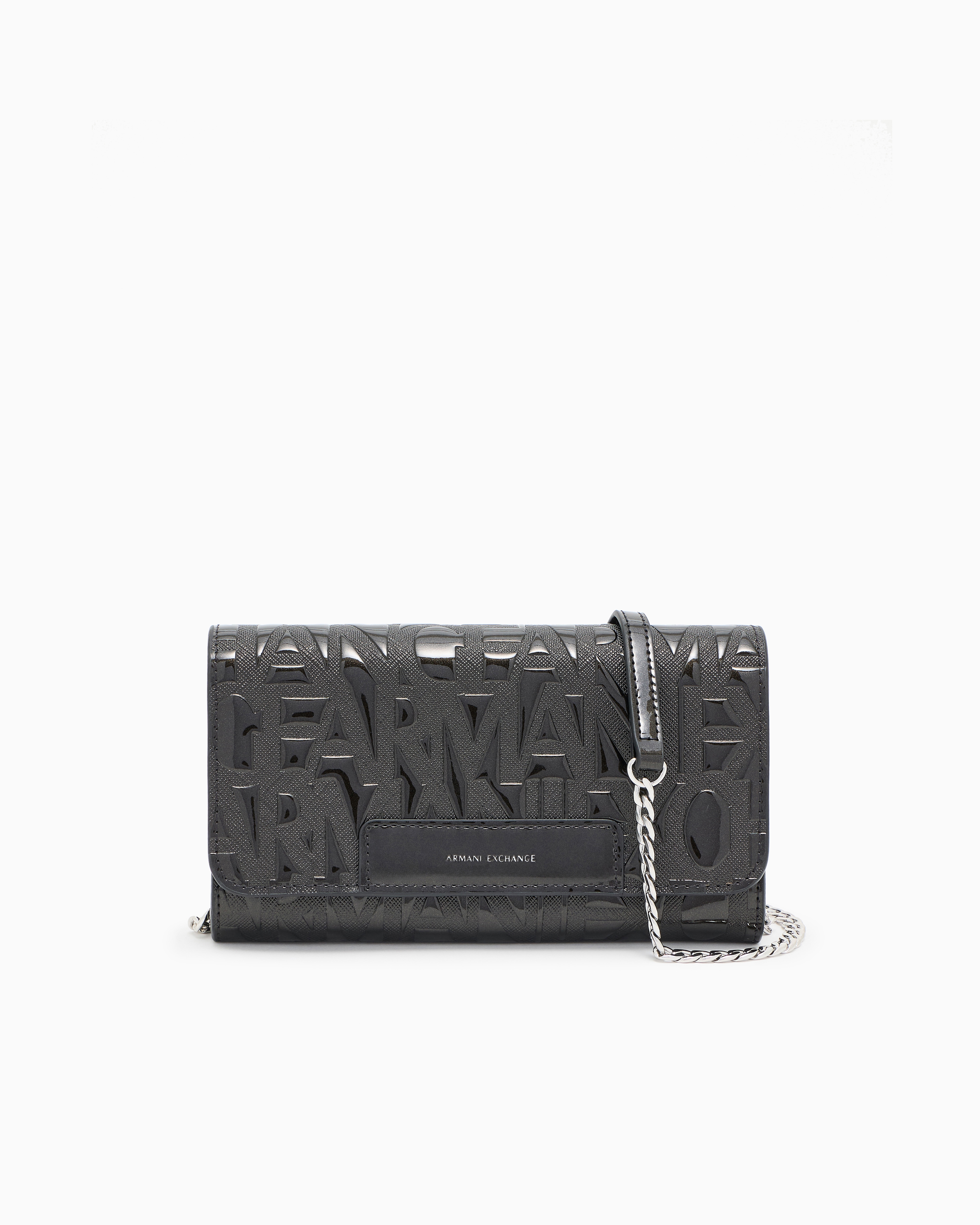Armani Exchange Women's Black Wallet On Chain