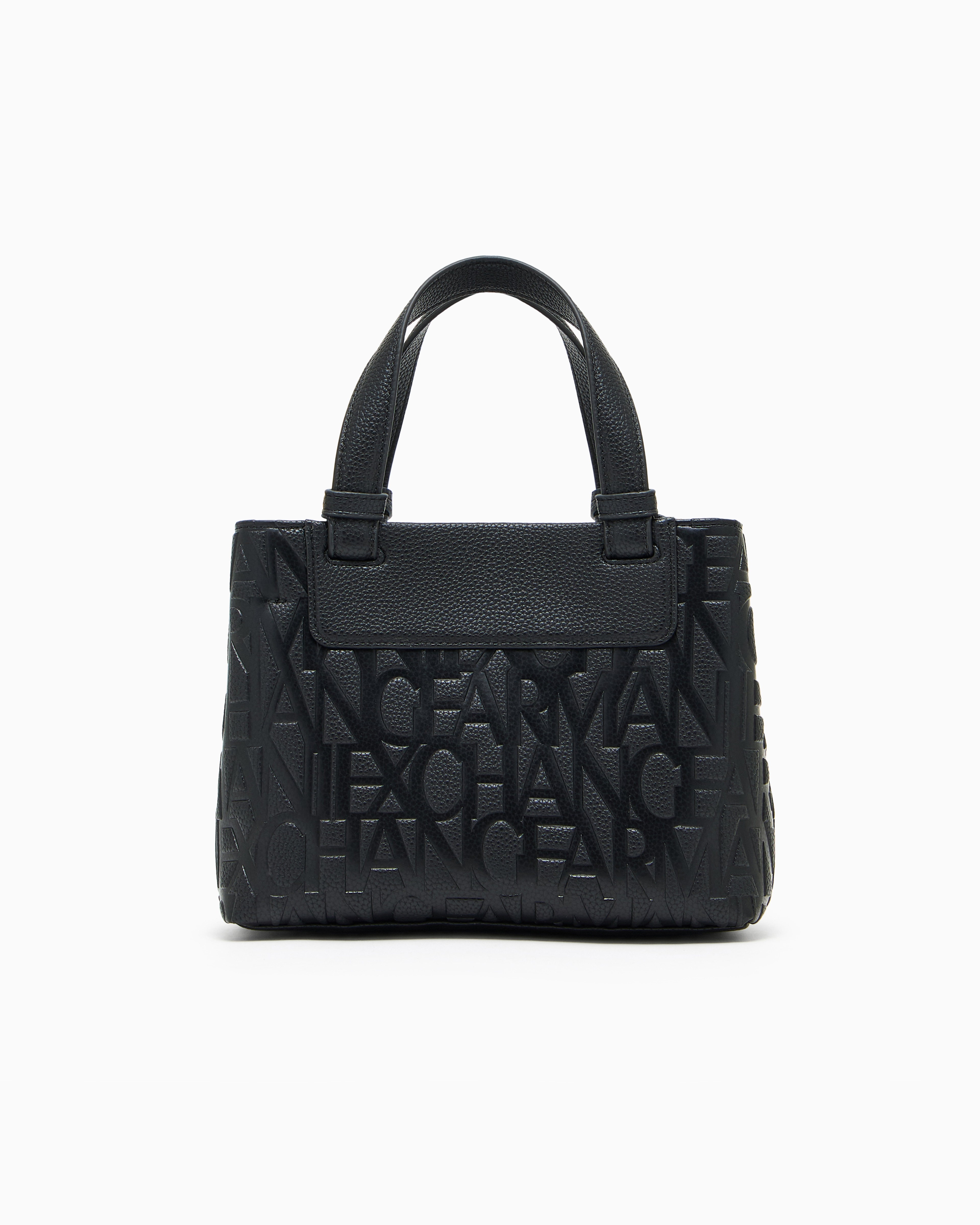 Armani Exchange オールオーバーエンボスロゴ ミニハンドバッグ オールオーバーエンボスロゴ ミニハンドバッグ マット | Armani Exchange