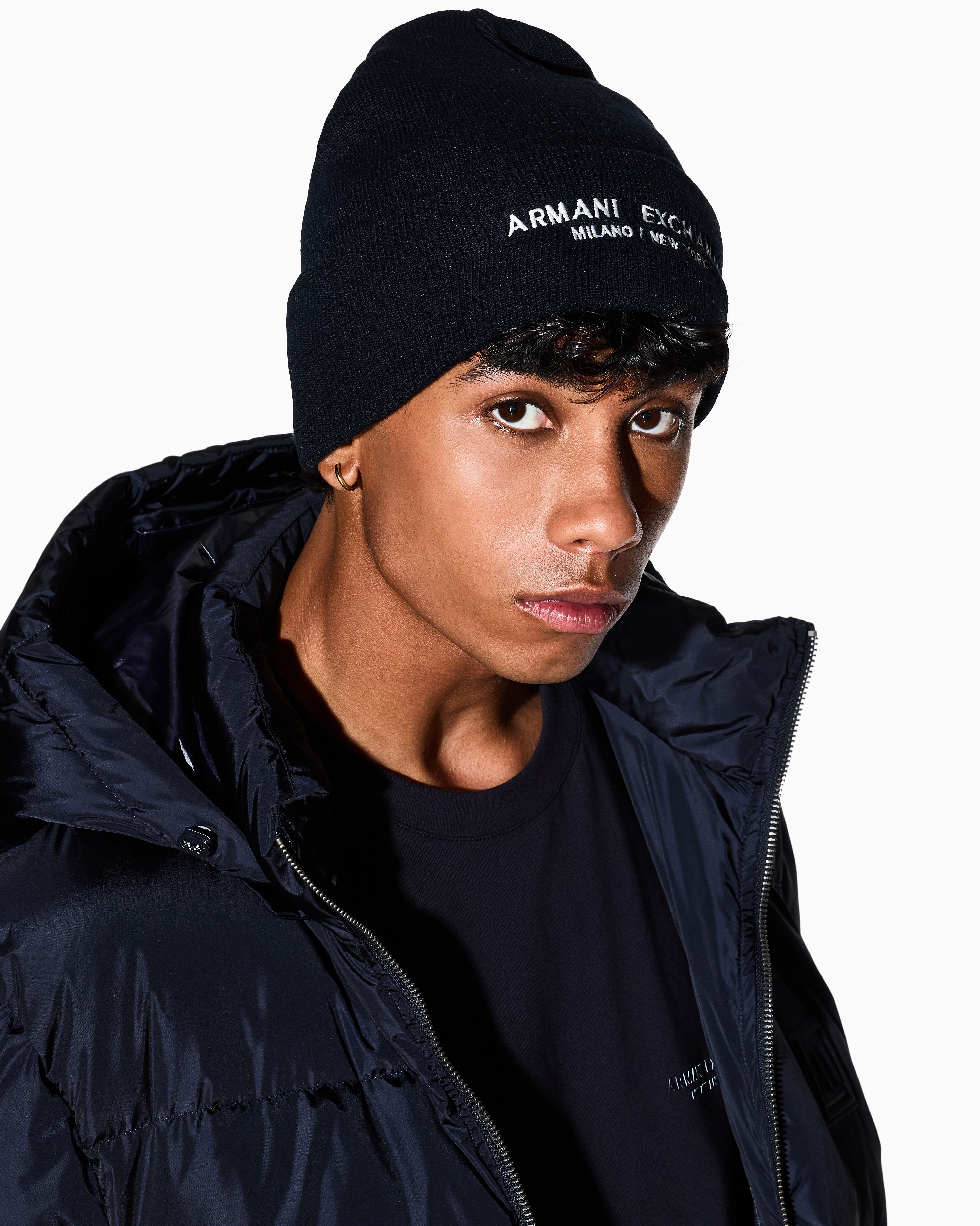 Milano New York beanie for man | Armani Exchange
