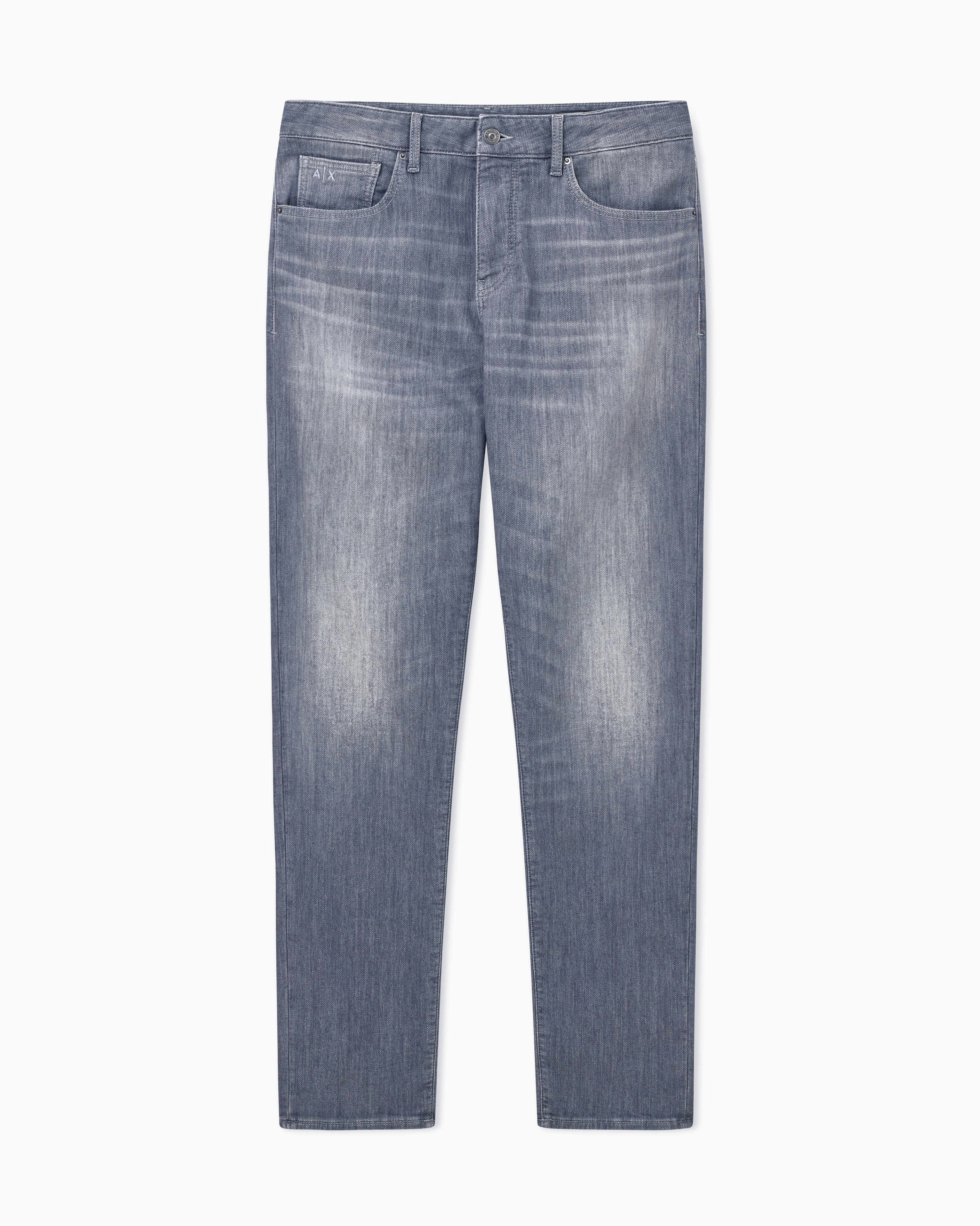 Slim fit comfort fleece jeans for man | Armani Exchange