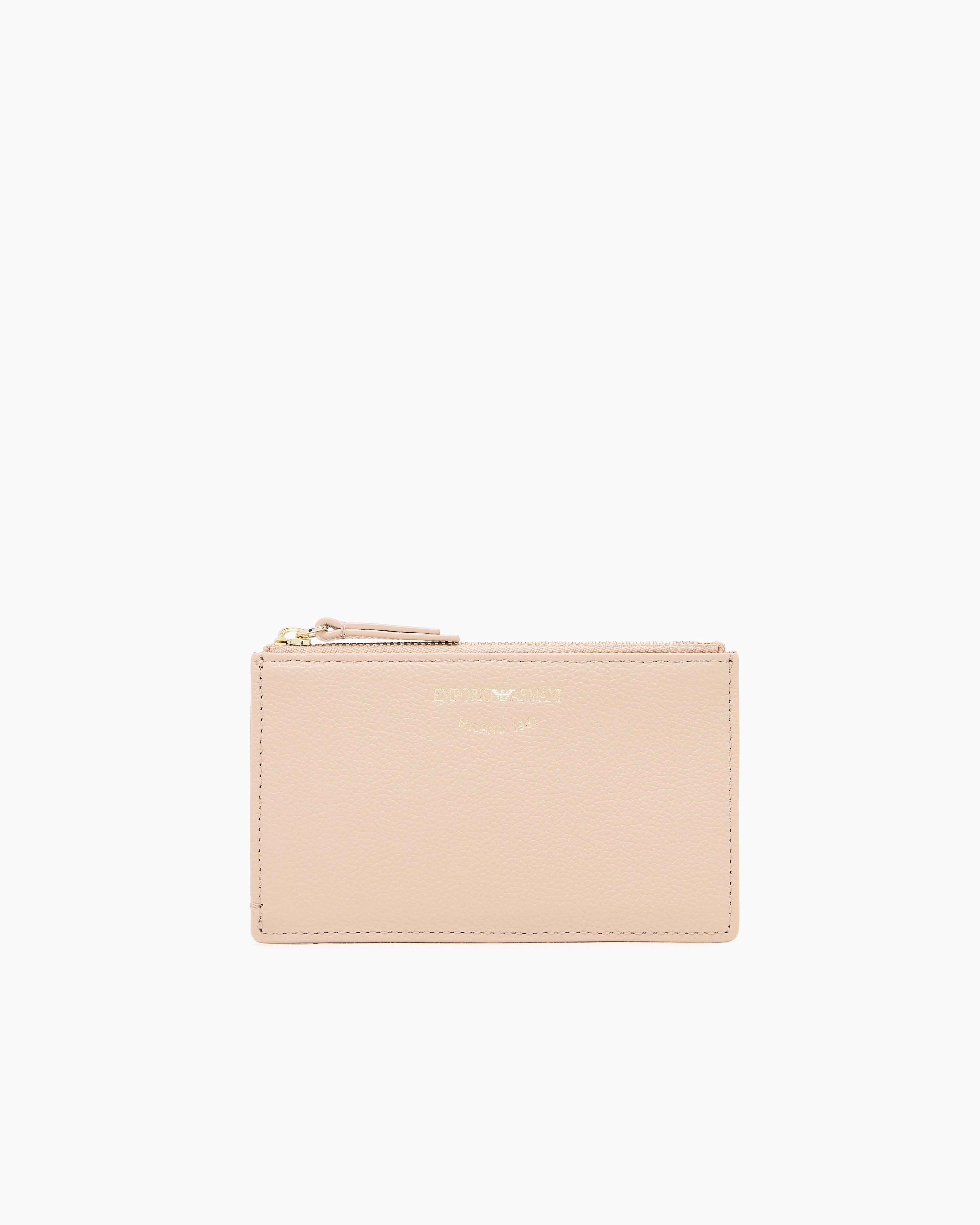 Emporio Armani Portacarte Con Zip In Pelle Bottalata