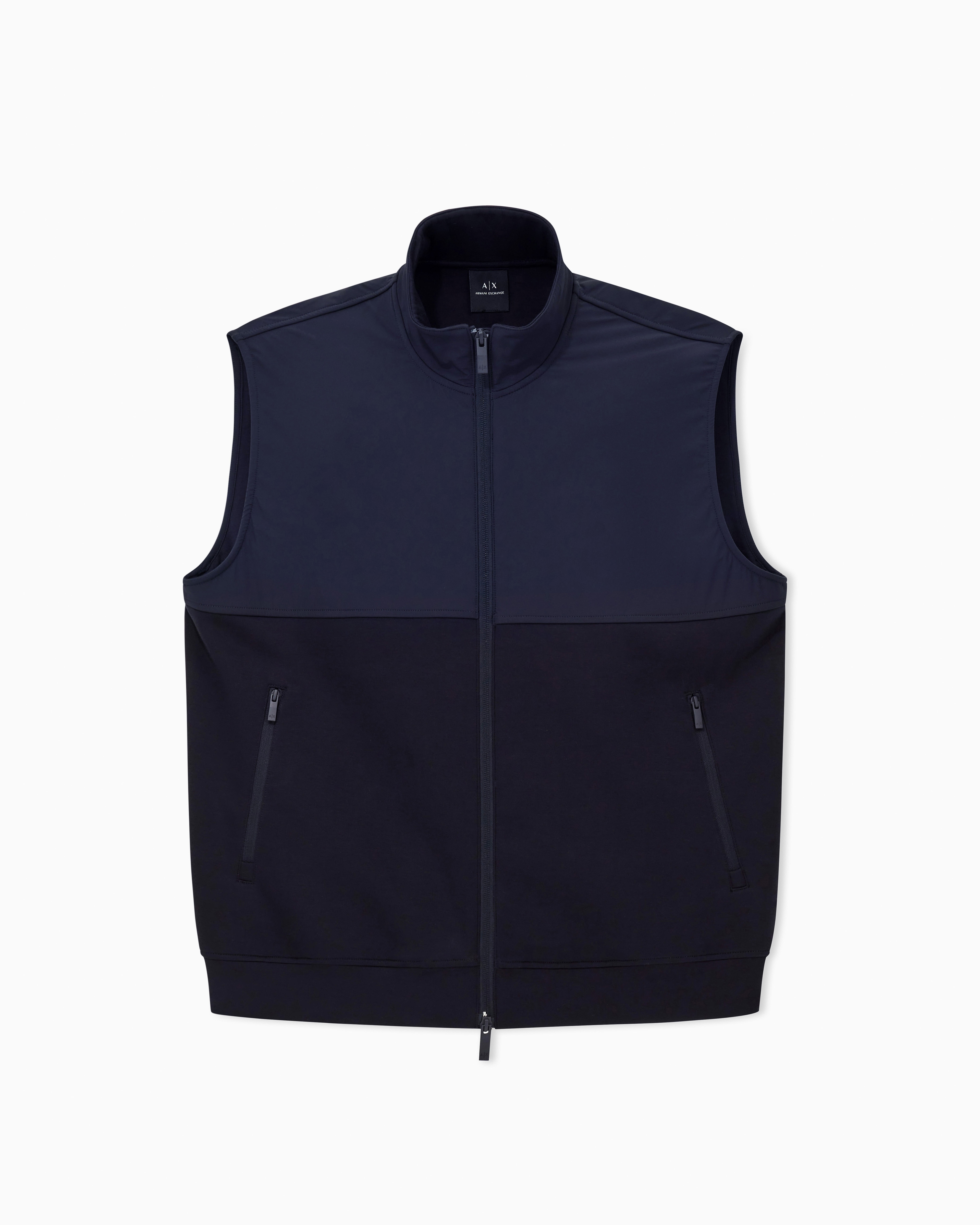 Armani Exchange Gilet Fullzip Bimateriale