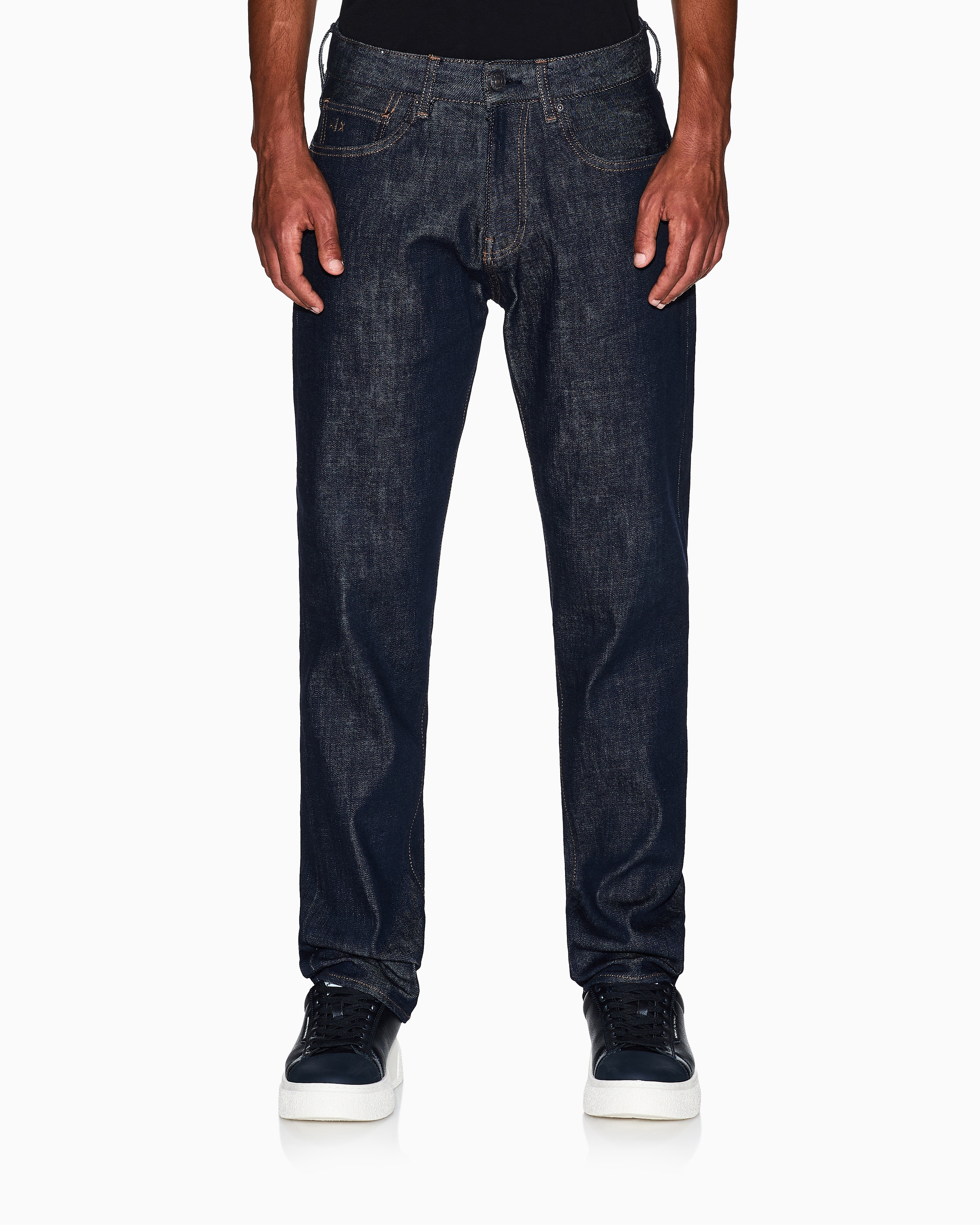 Slim stretch cotton jeans man | Armani Exchange