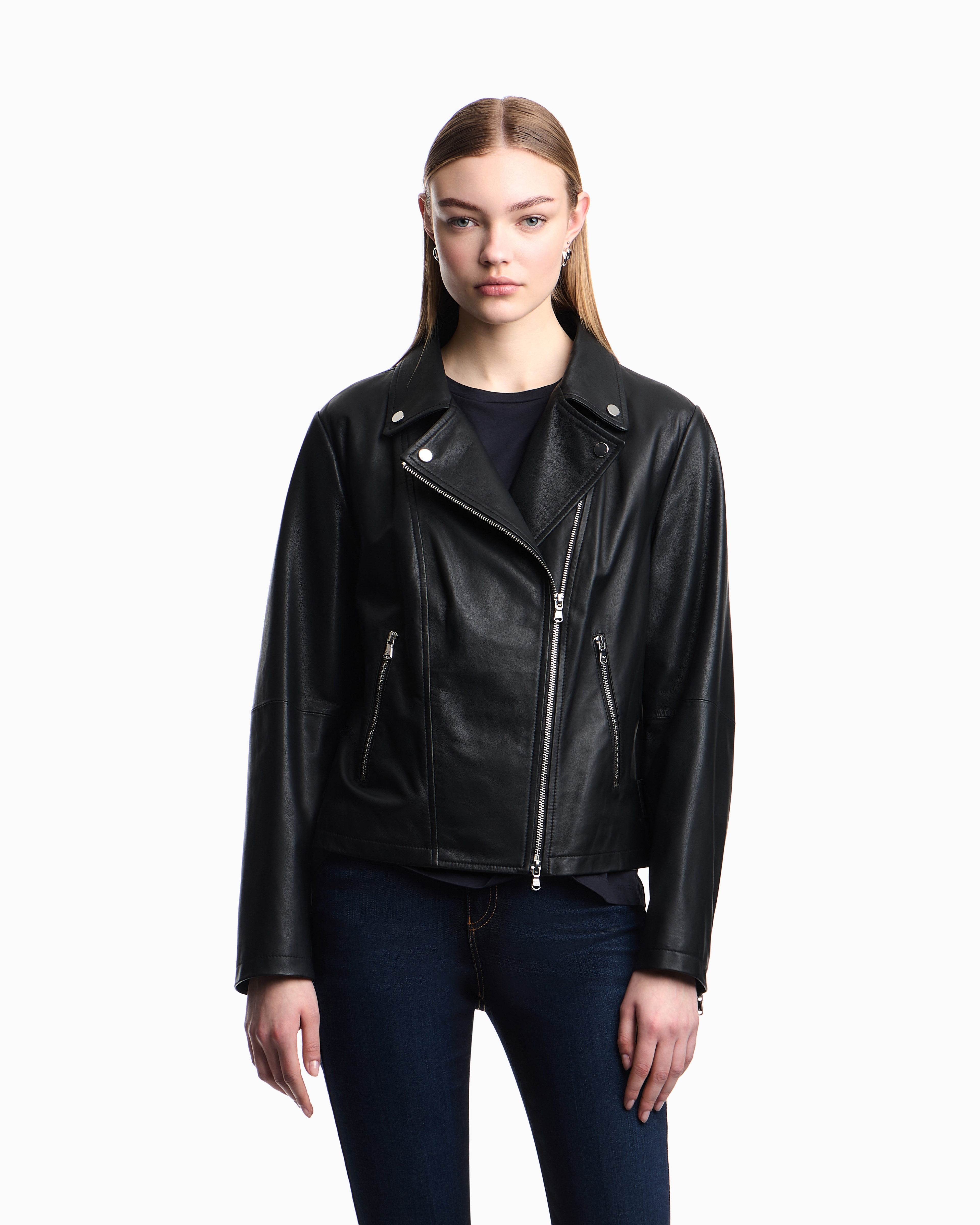 EMPORIO ARMANI レザージャケット 2007aw バイカージャケット ナッパラムスキン | Emporio Armani