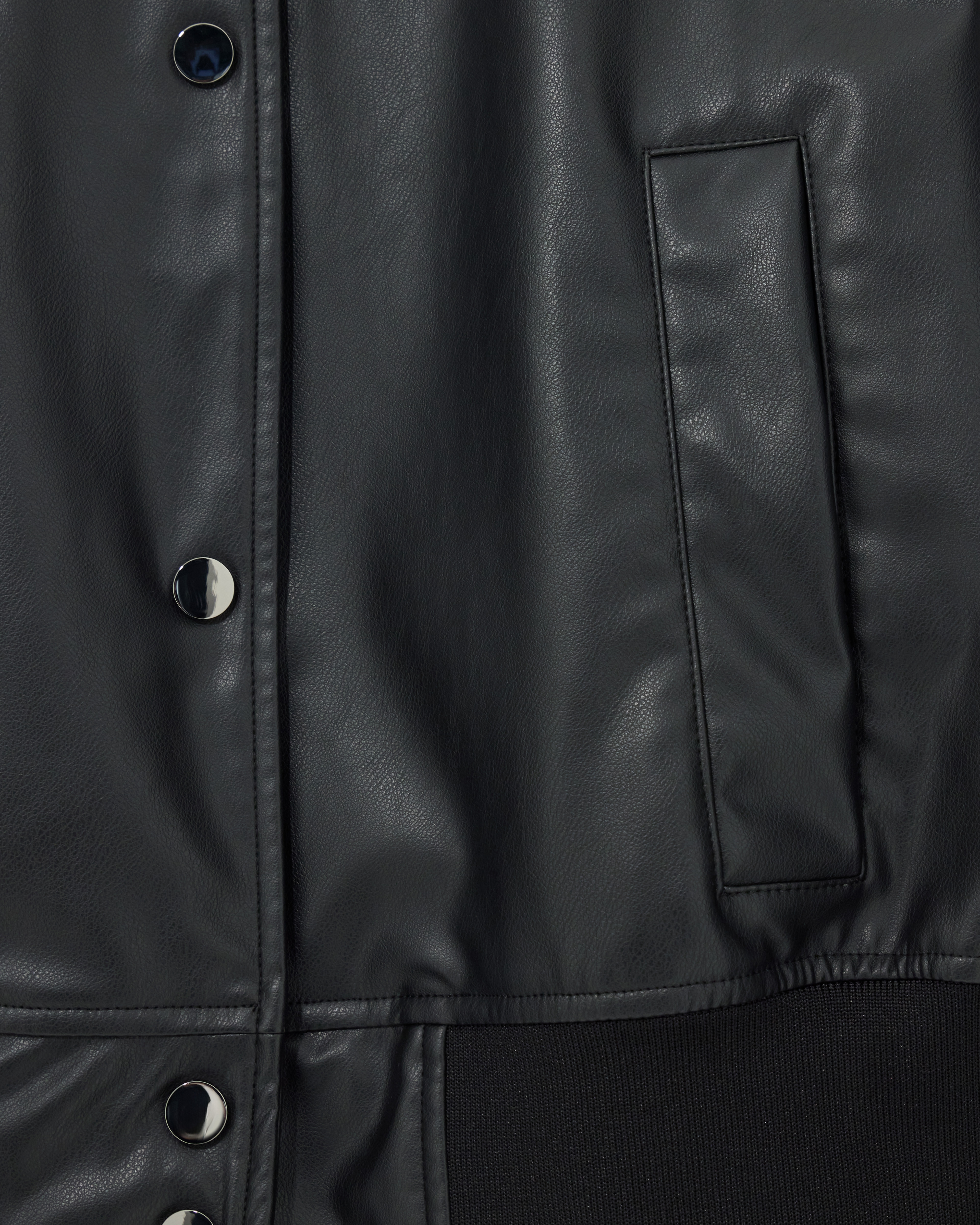 Faux leather bomber jacket | Armani Exchange