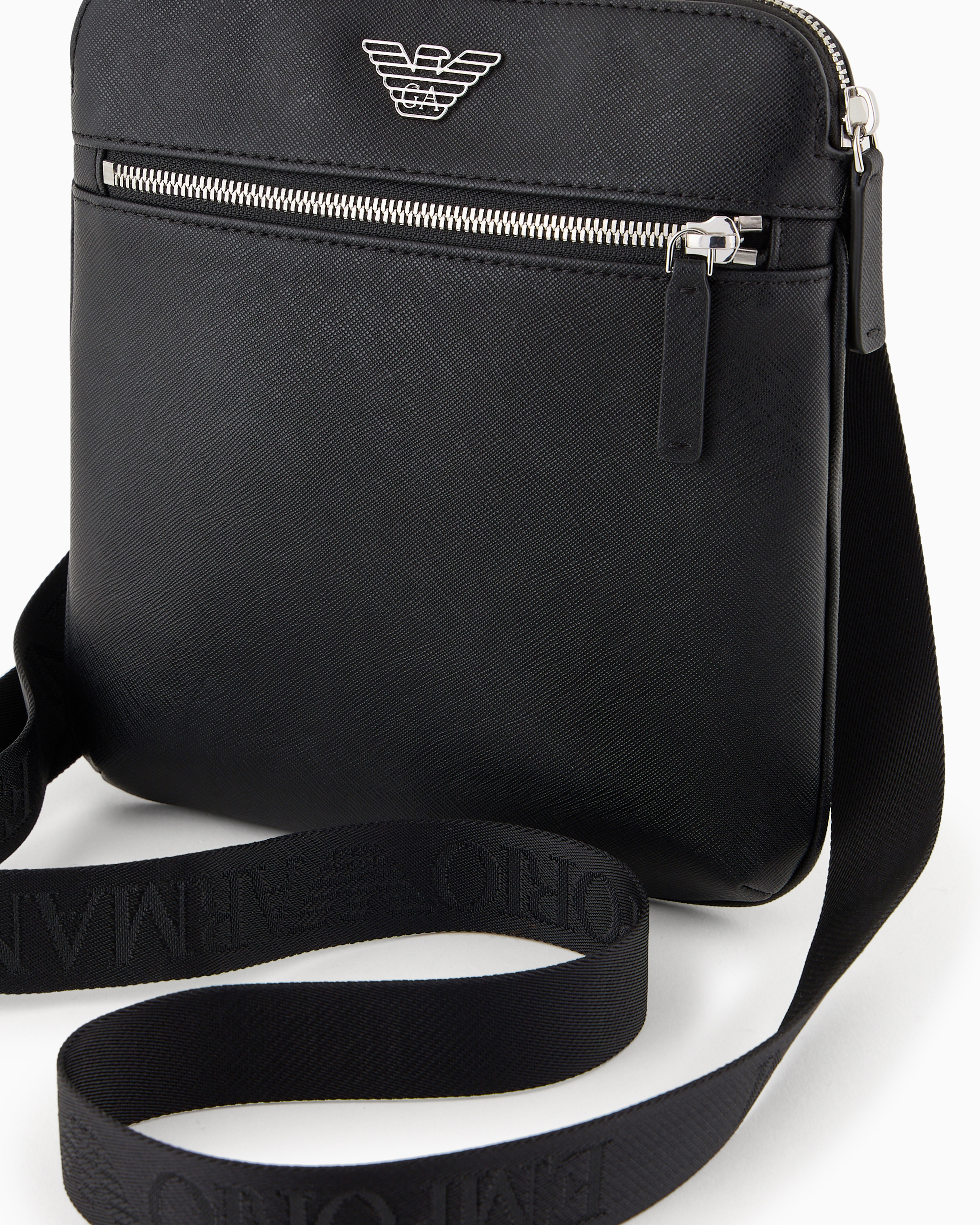 Regenerated shoulder bag Essential in saffiano leather | Emporio