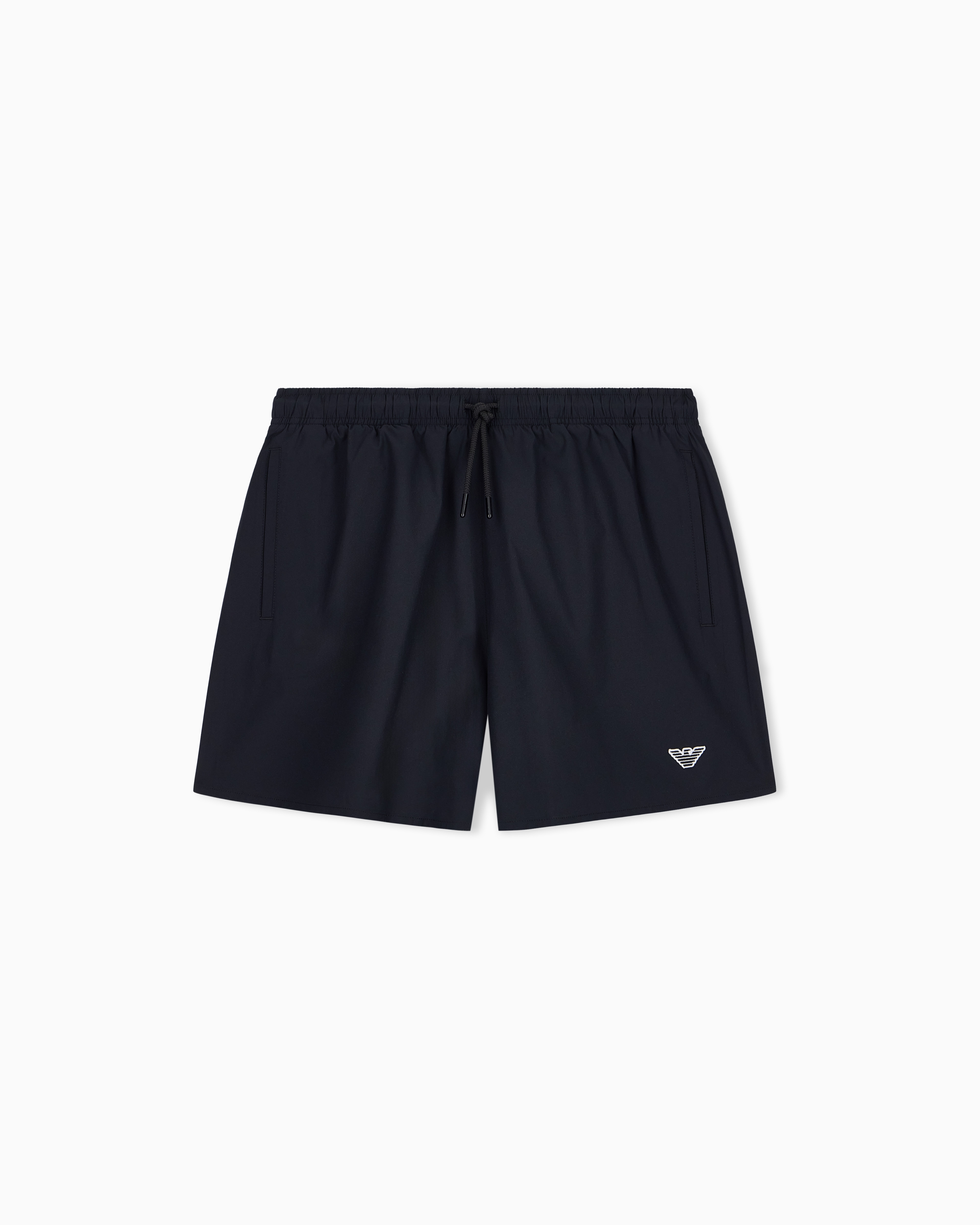 Emporio Armani Black Essential Swim Shorts