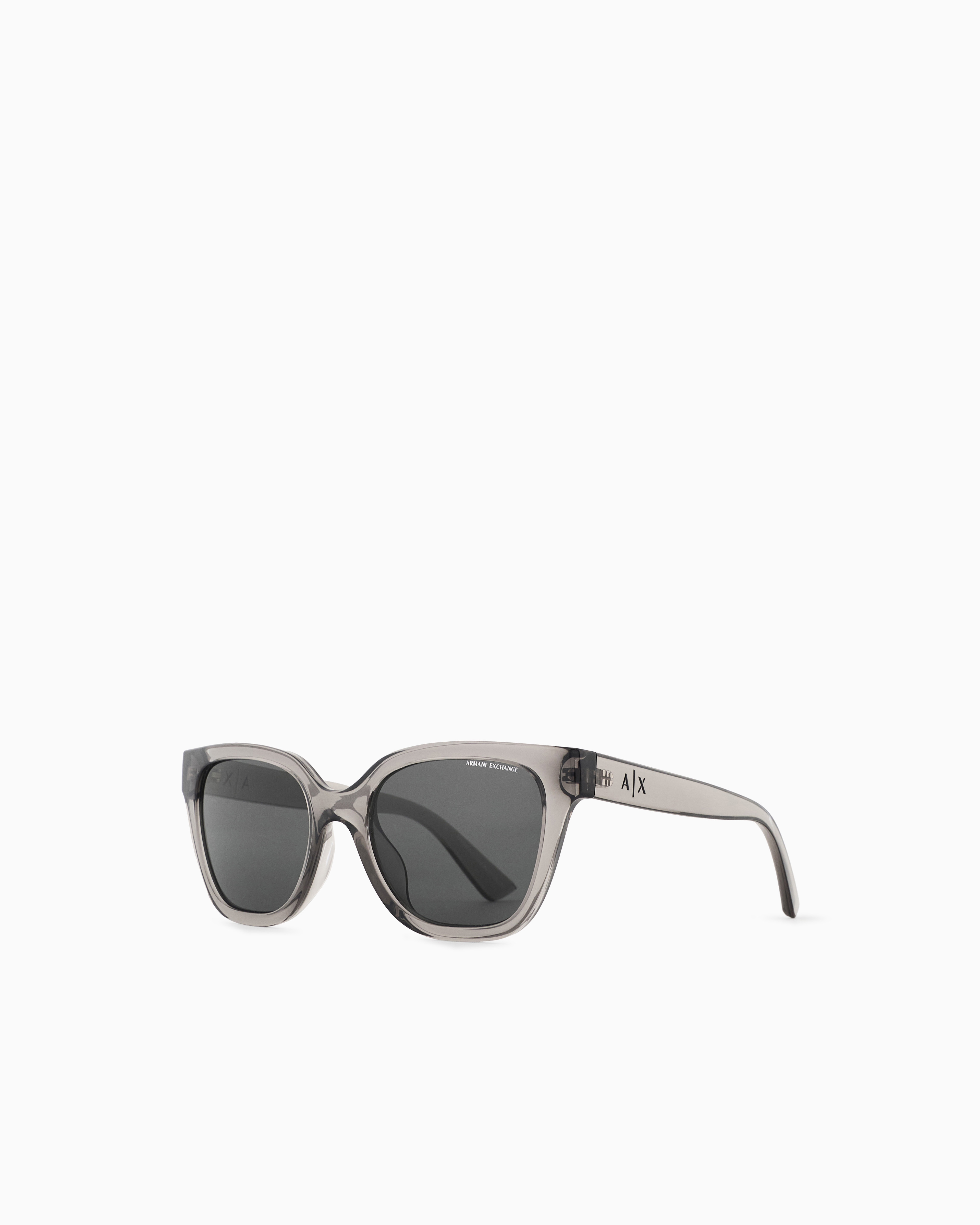 Armani Exchange Women's Grey Cat Eye Sunglasses