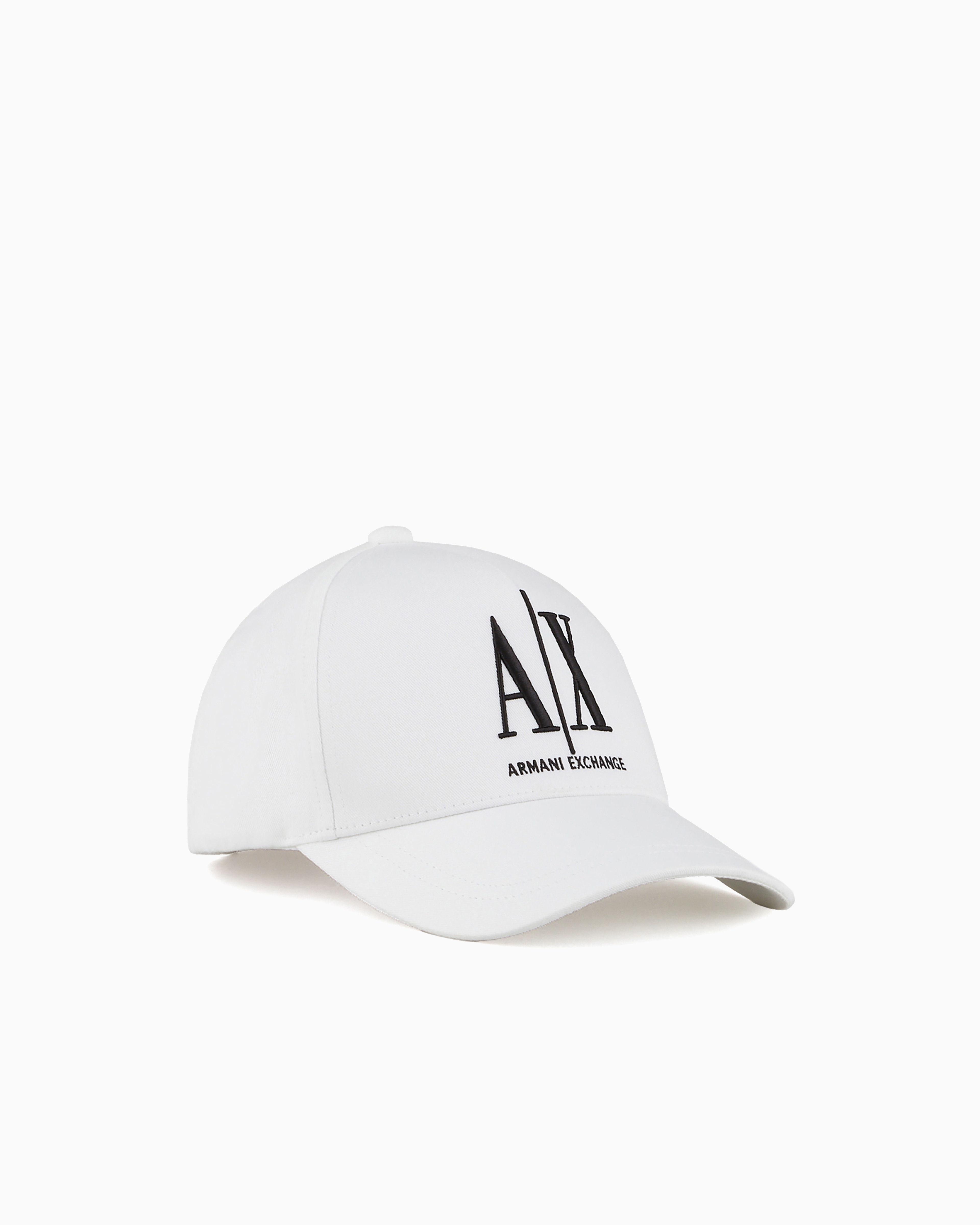 Armani Exchange White Icon Project Visor Hat