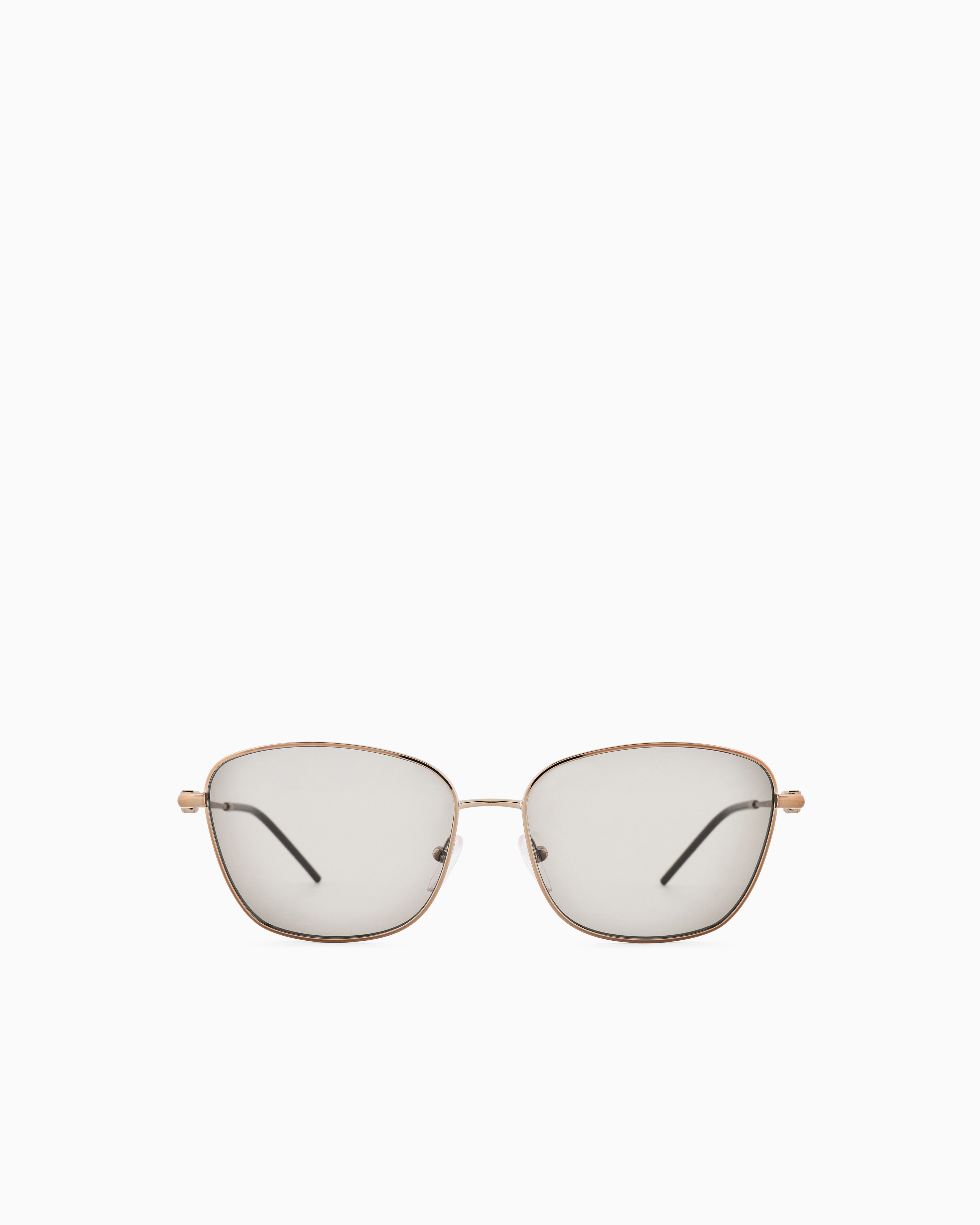 Emporio Armani Women's Brown ’S Irregular-Shaped Sunglasses