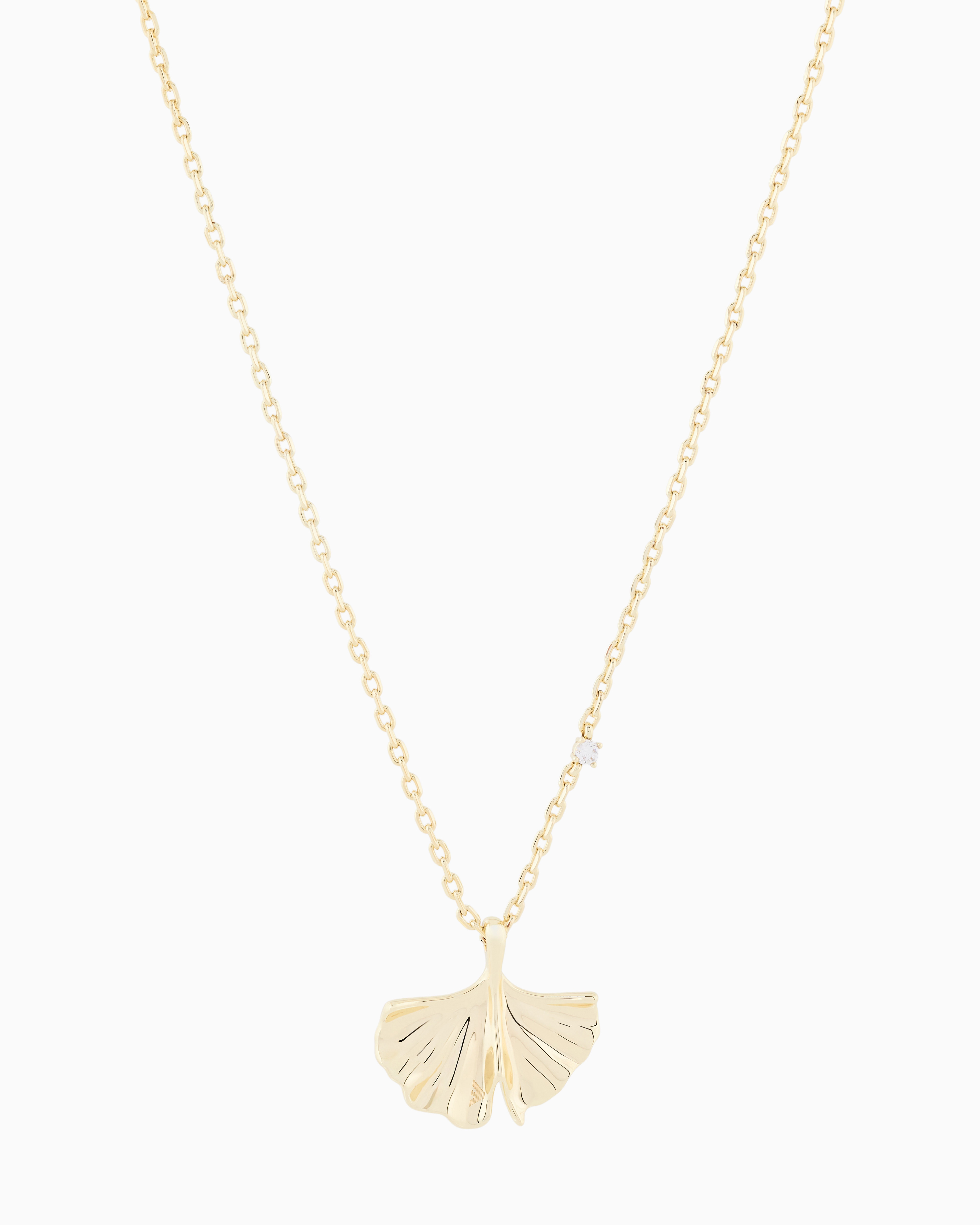 Emporio Armani Multicolored Gold-Tone Brass Pendant Necklace