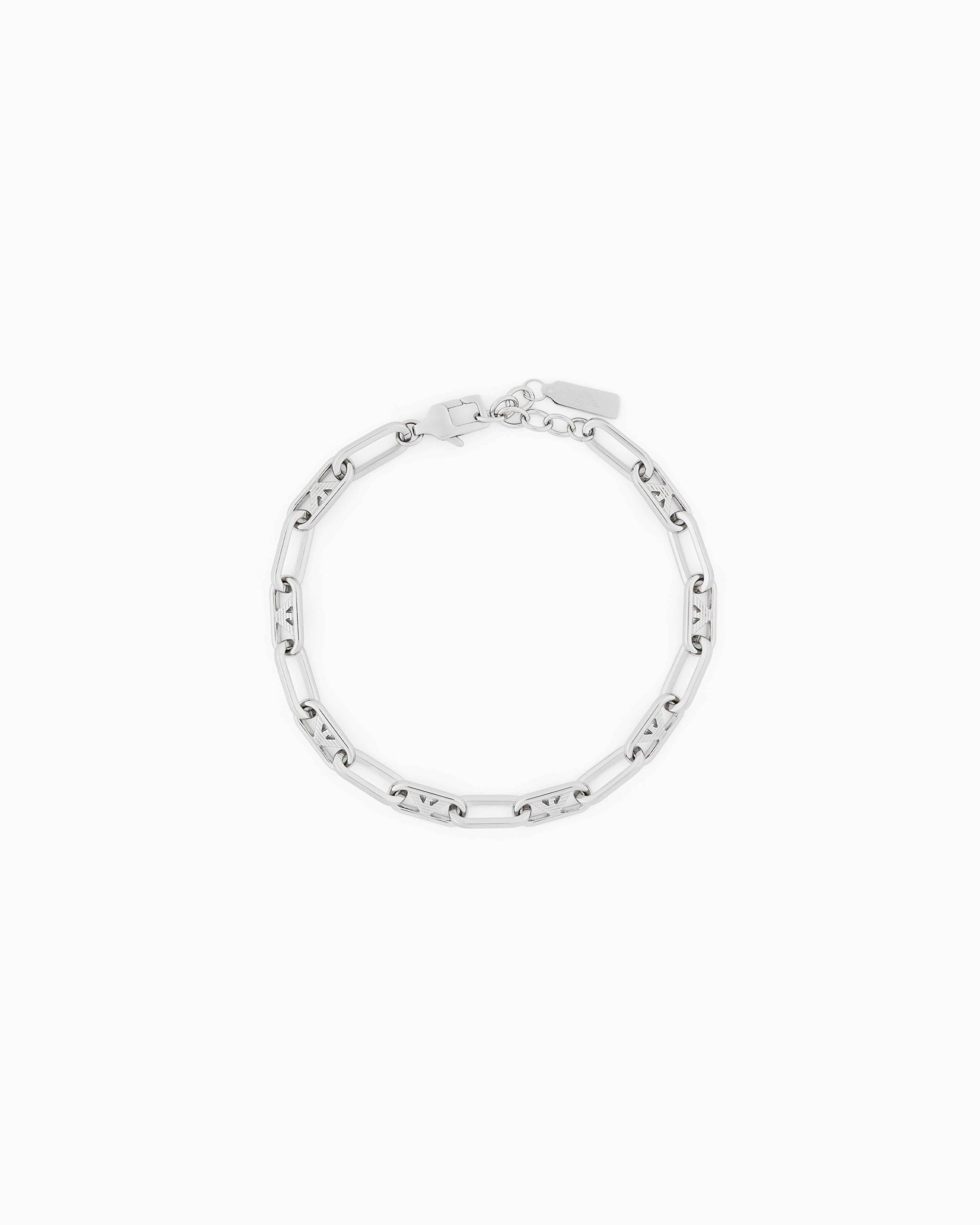 Emporio Armani Multicolored Stainless Steel Chain Bracelet