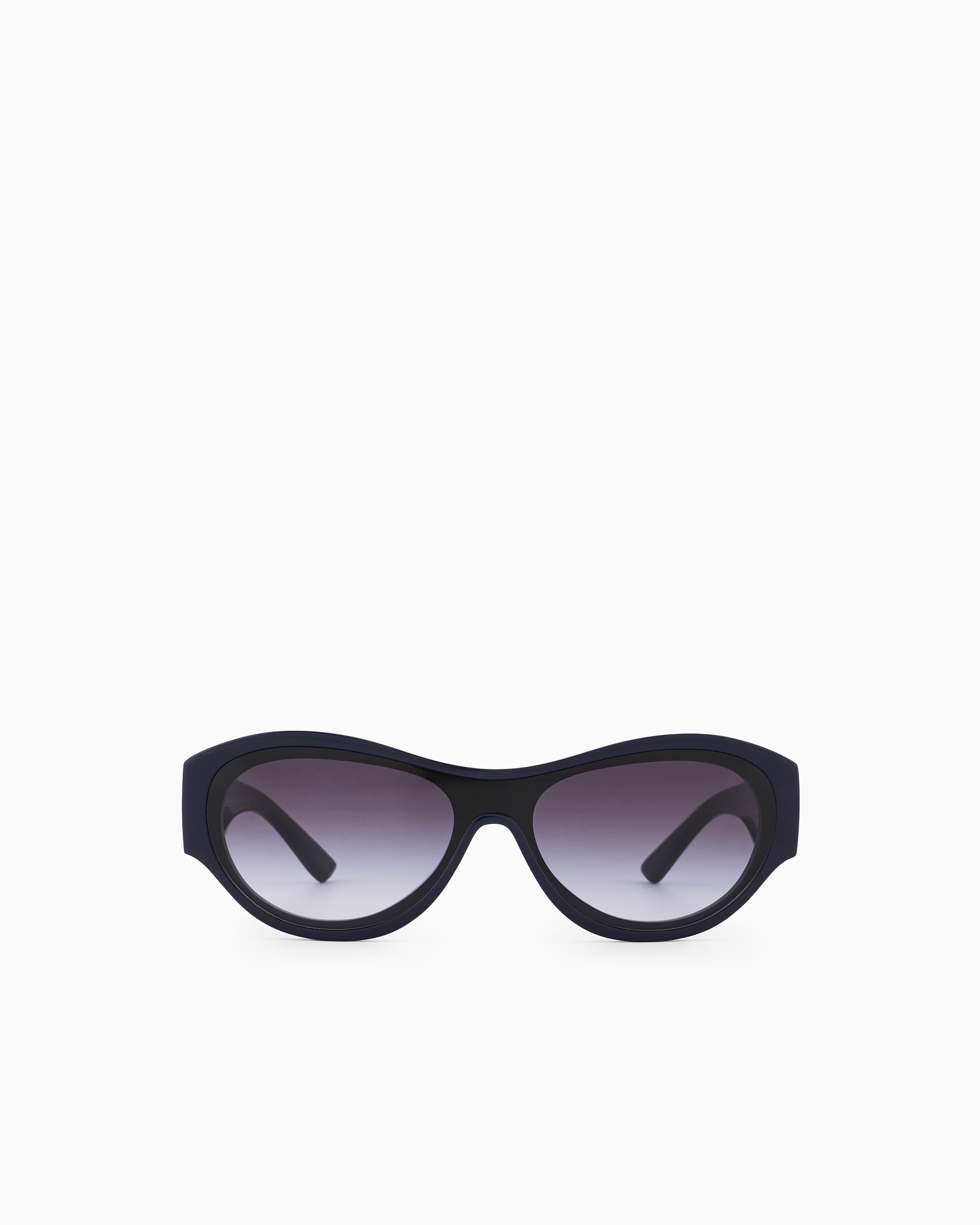Emporio Armani Women's Blue ’S Irregular-Shaped Sunglasses