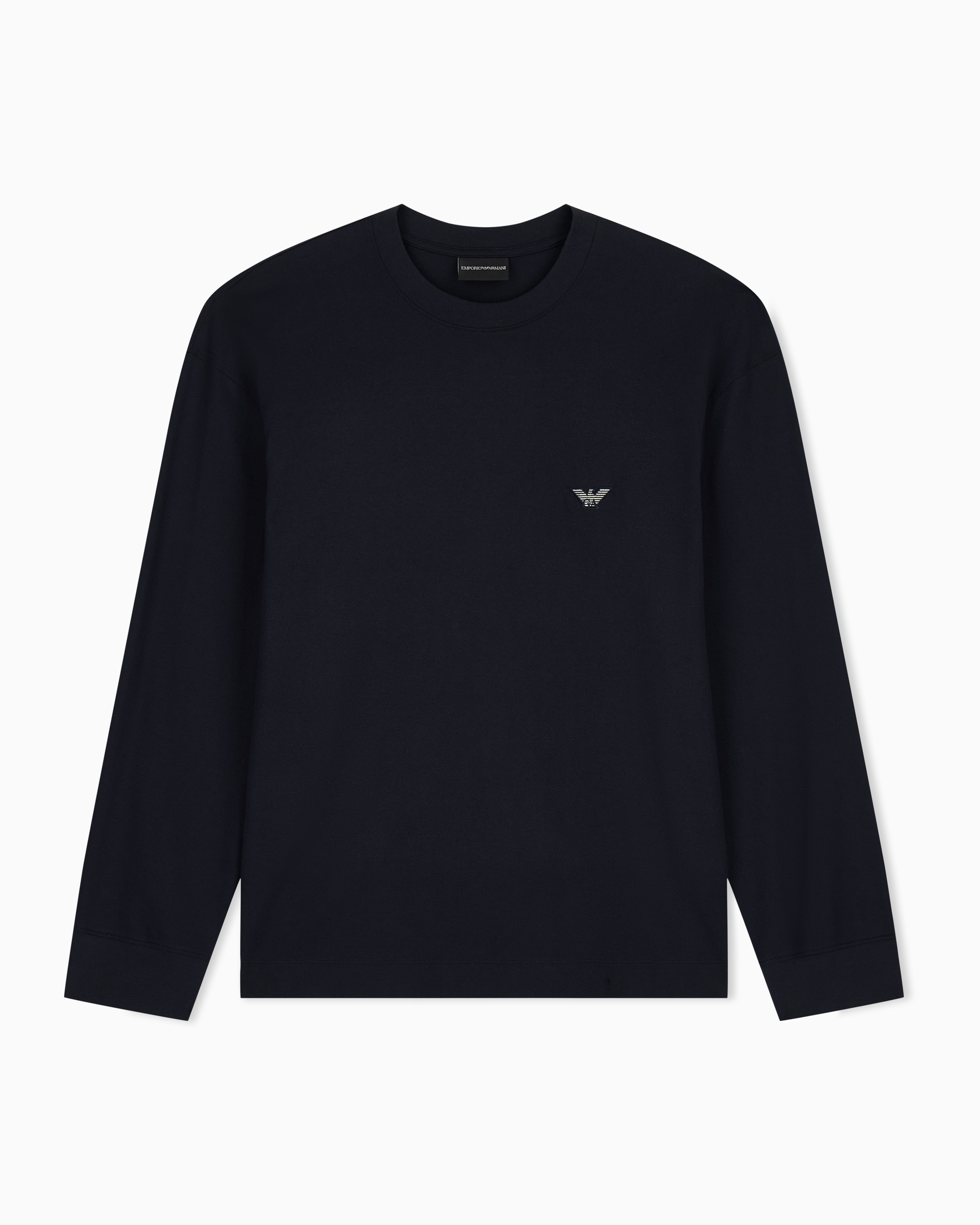 Emporio Armani Maglia Girocollo In Jersey Pima