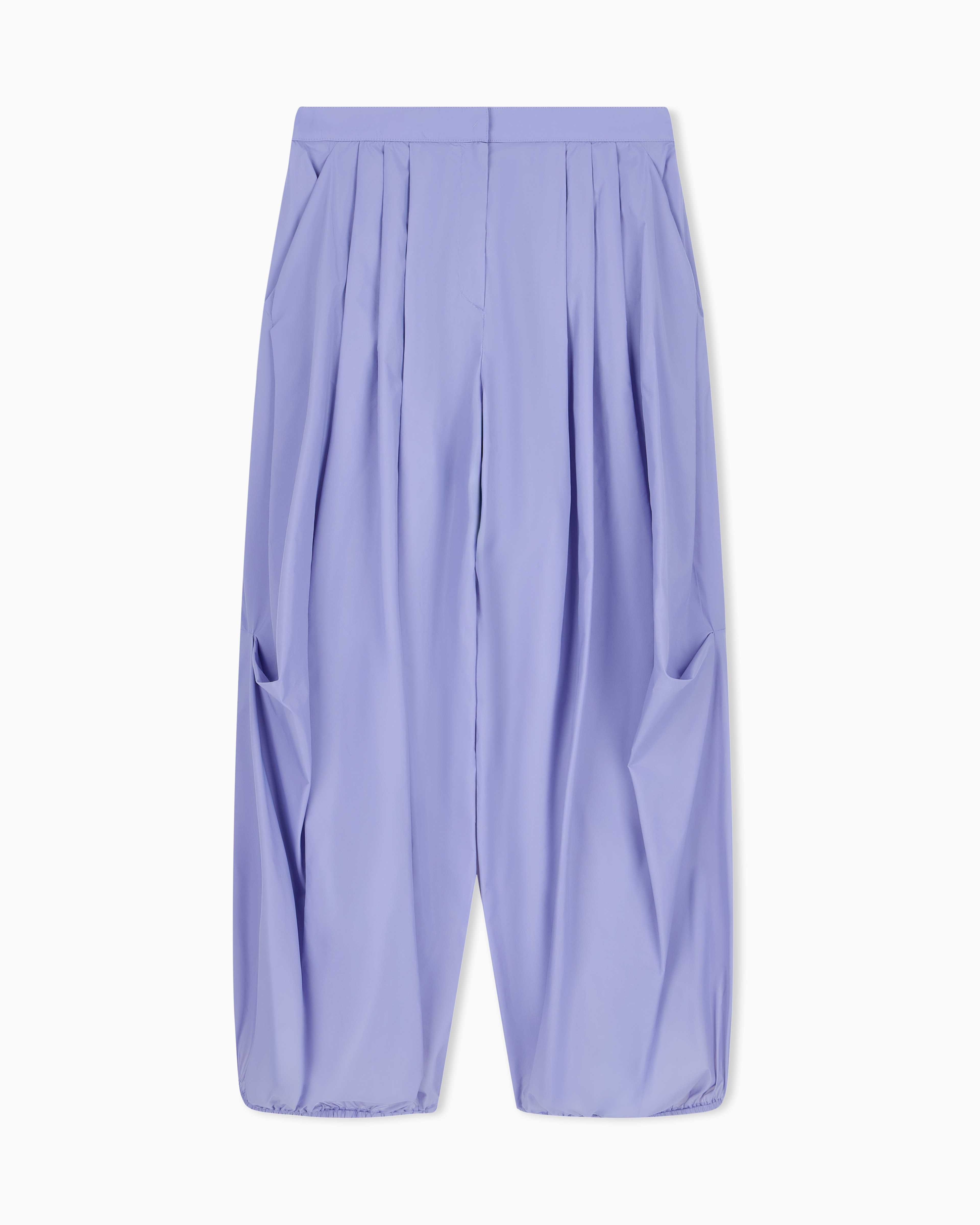 Emporio Armani Pantaloni Gamba Ampia In Nylon Leggero
