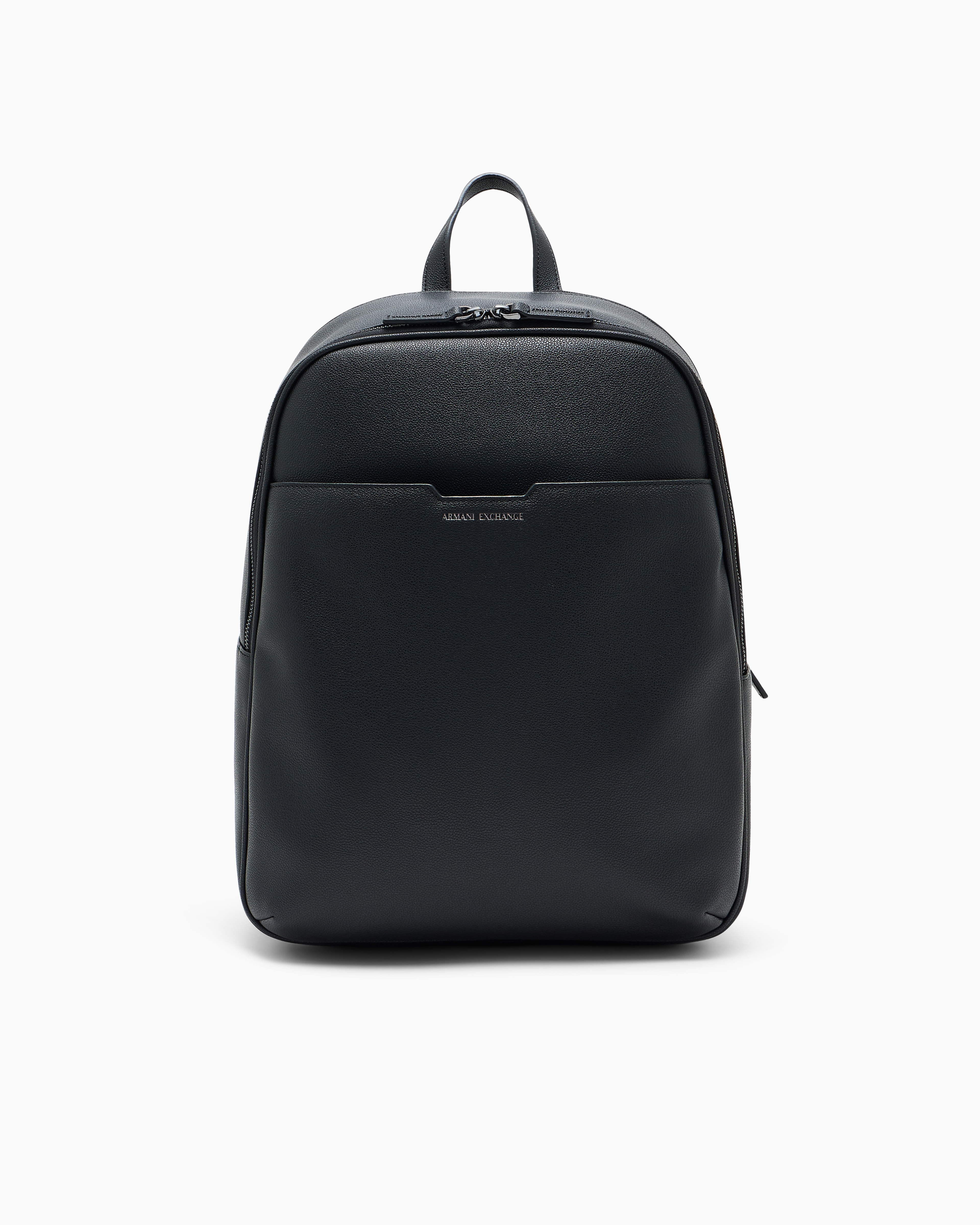 Armani Exchange Black Technical Fabric Backpack
