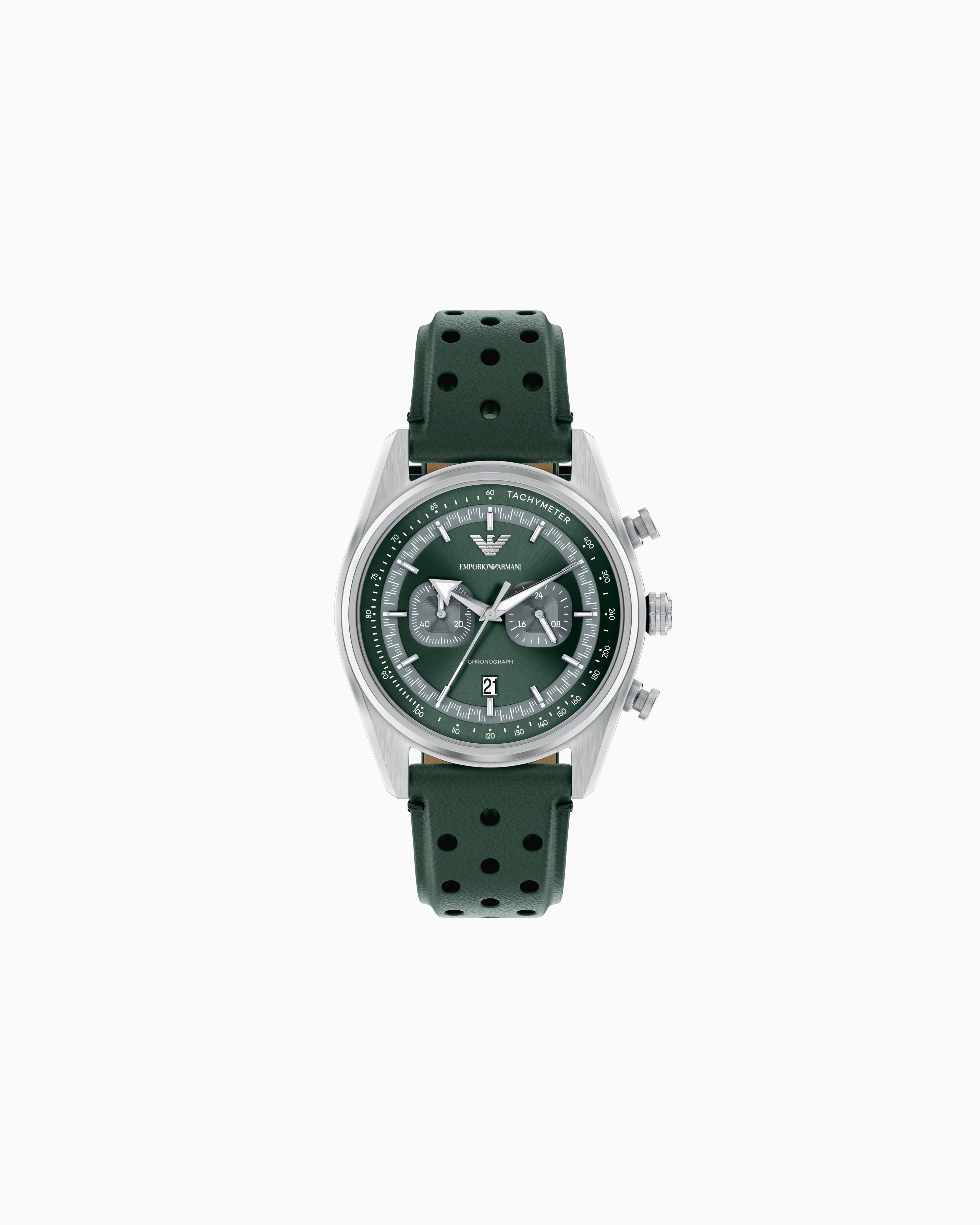 Emporio Armani Multicolored Quartz Chronograph Watch