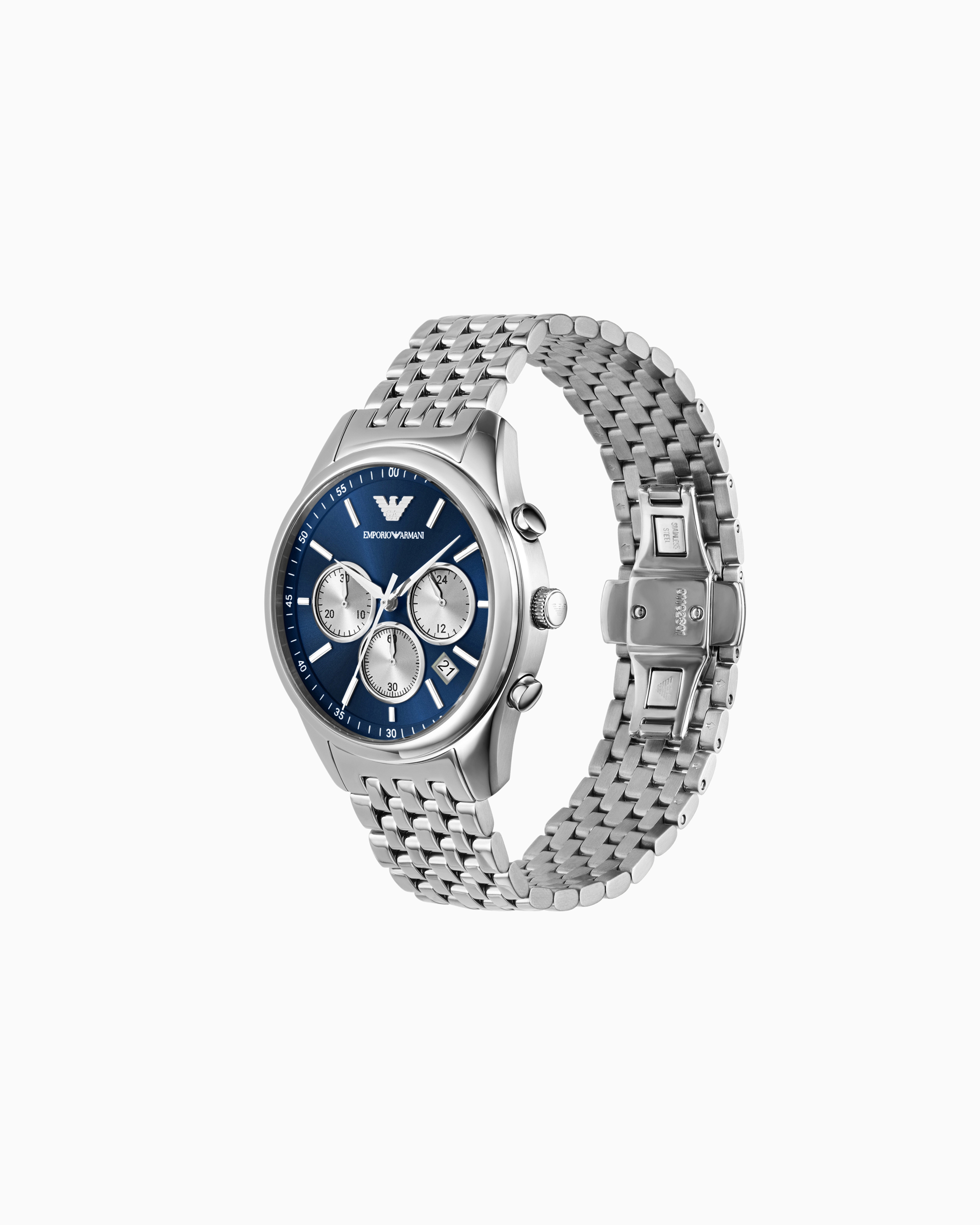 Chronograph Stainless Steel Watch | Emporio Armani