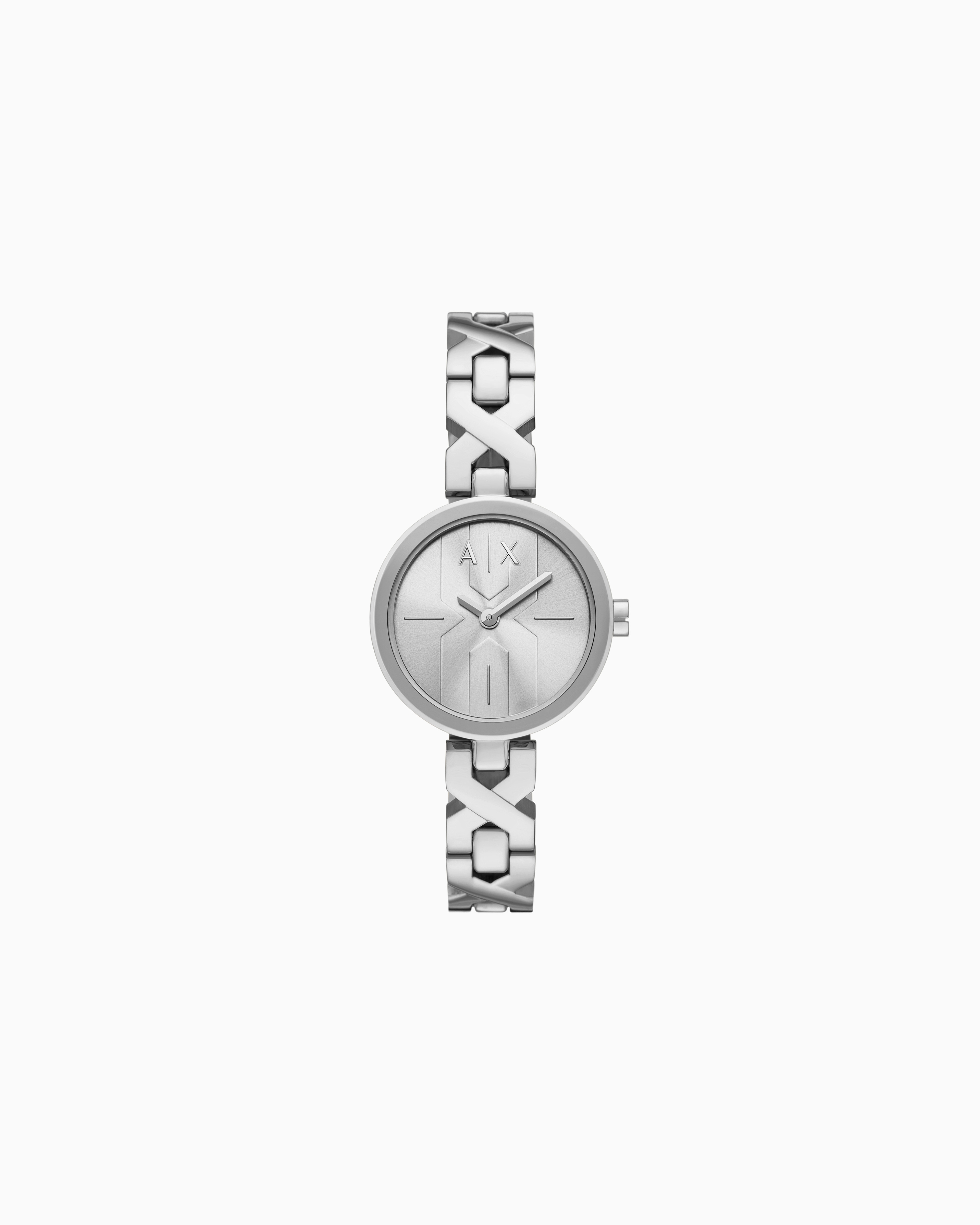 Armani Exchange Multicolored Two-Hand Stainless Steel Watch