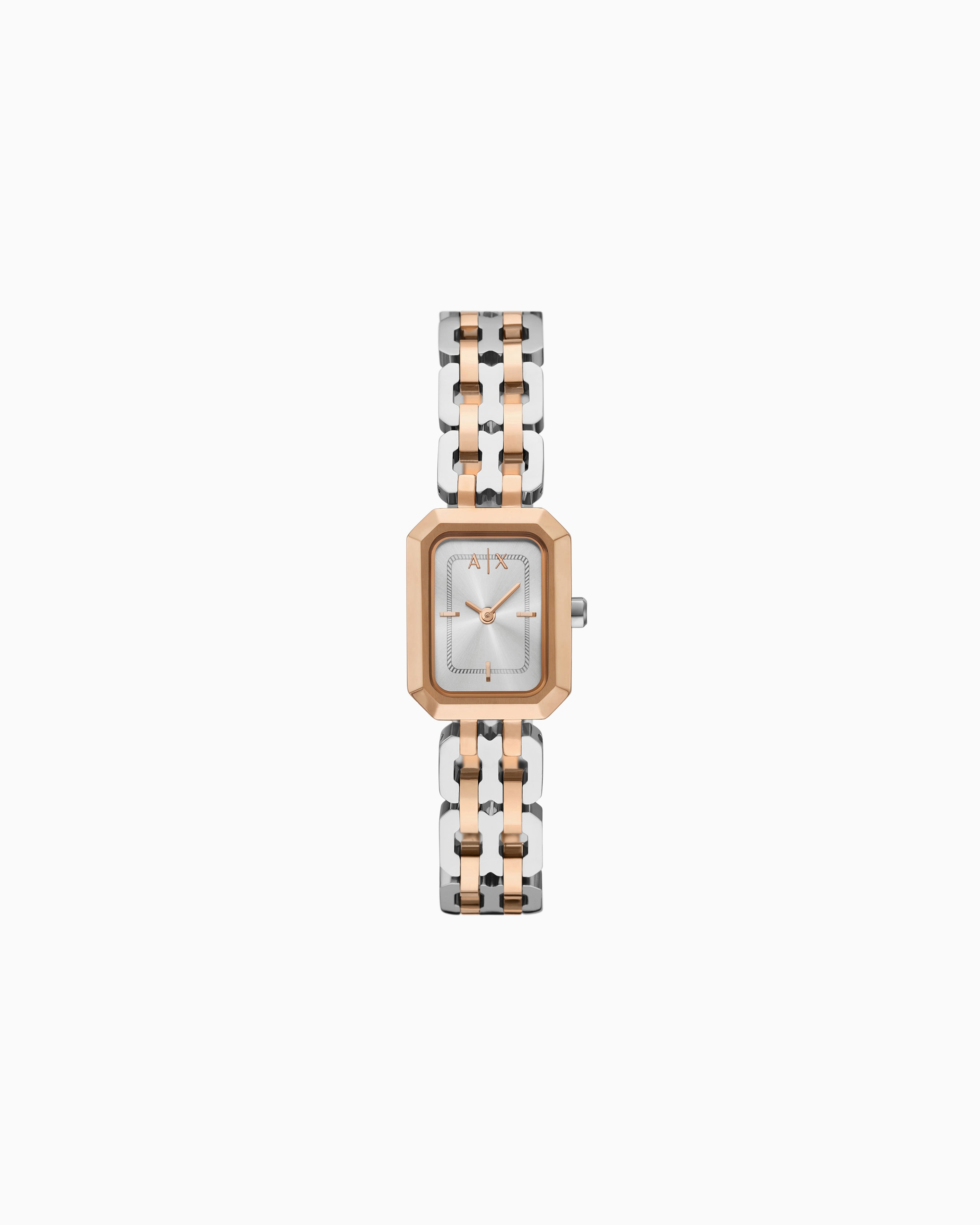 Armani Exchange Women's Multicolored Two-Hand Two-Tone Stainless Steel Watch
