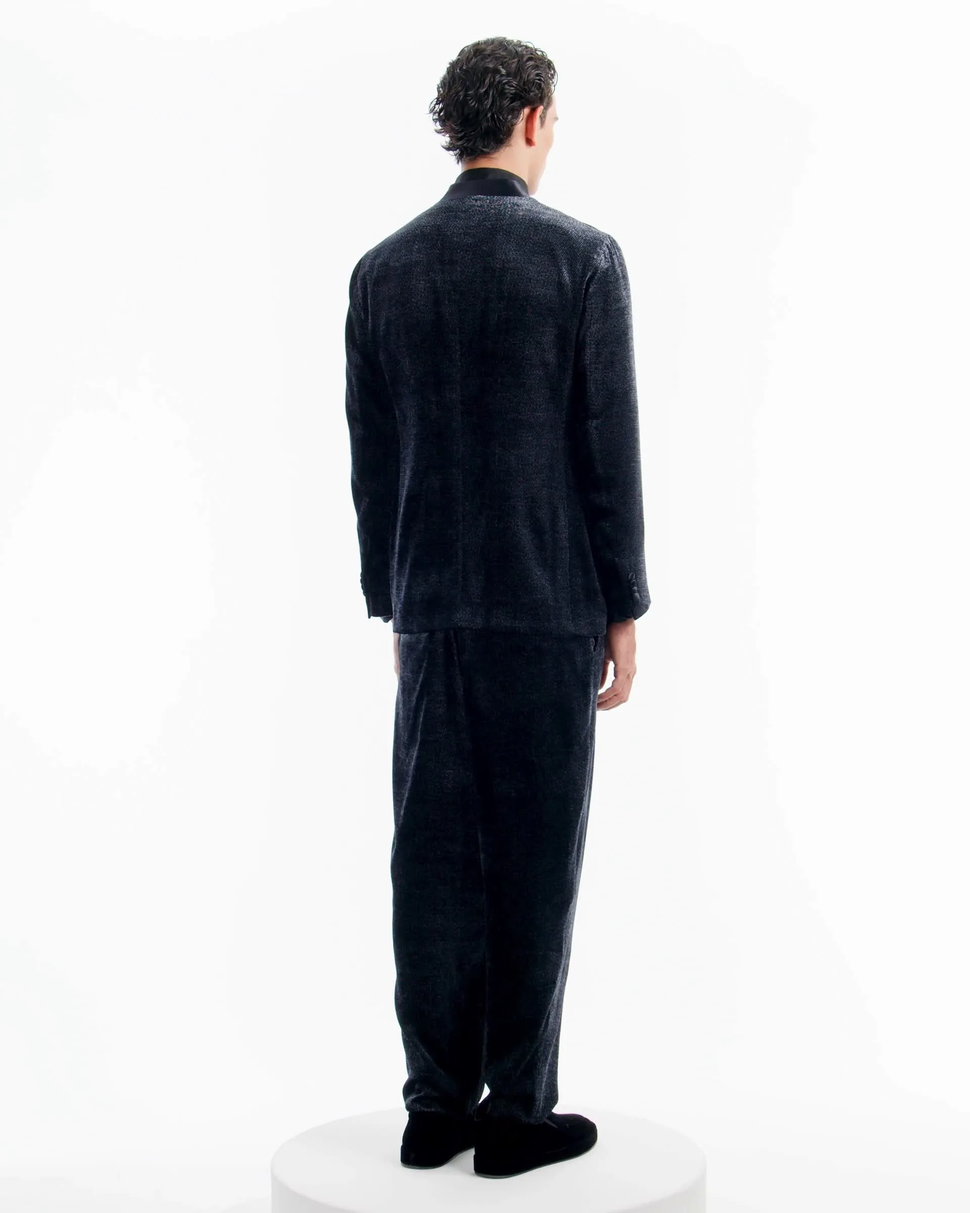 90s【GIORGIO ARMANI】ベロア タキシード テーラードジャケット 90s【GIORGIO ARMANI】ベロア タキシード テーラードジャケット